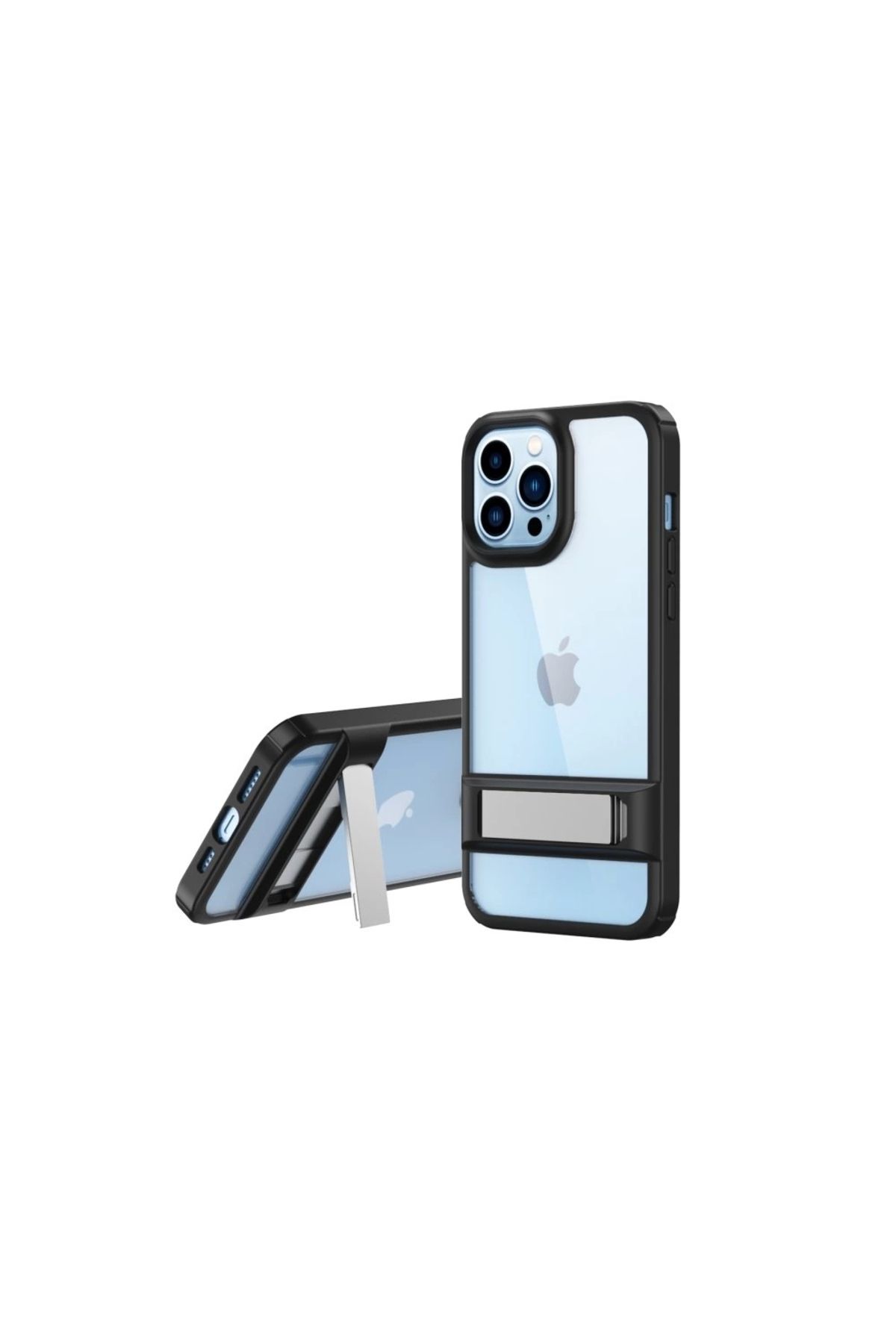 Genel Markalar İphone 14 Pro Kılıf Rolet Stand Kapak - Ürün Rengi : Sierra Blue - Lisinya