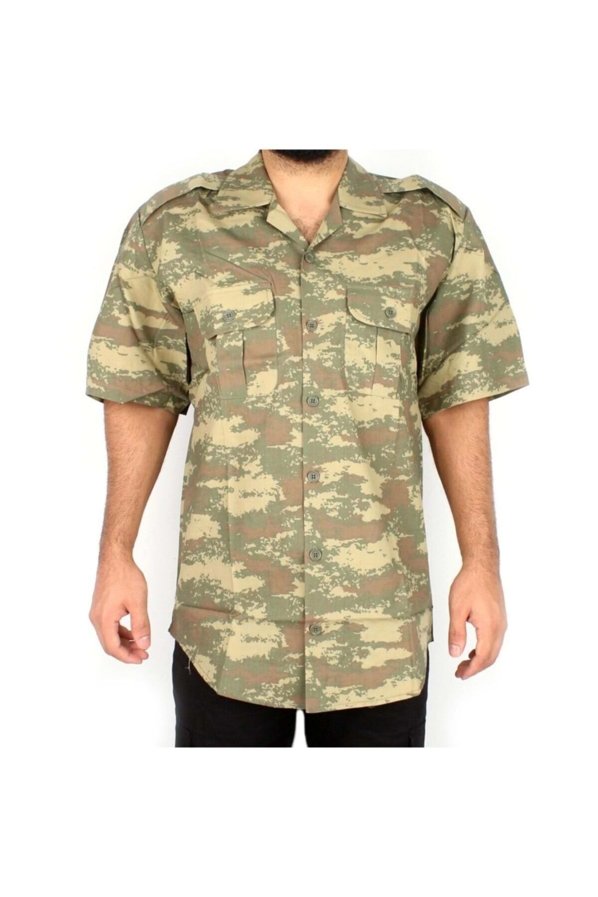 Ersav Askeriye Tipi Gömlek S Kısa Kollu --- --- 1ad. Camo 1pk.