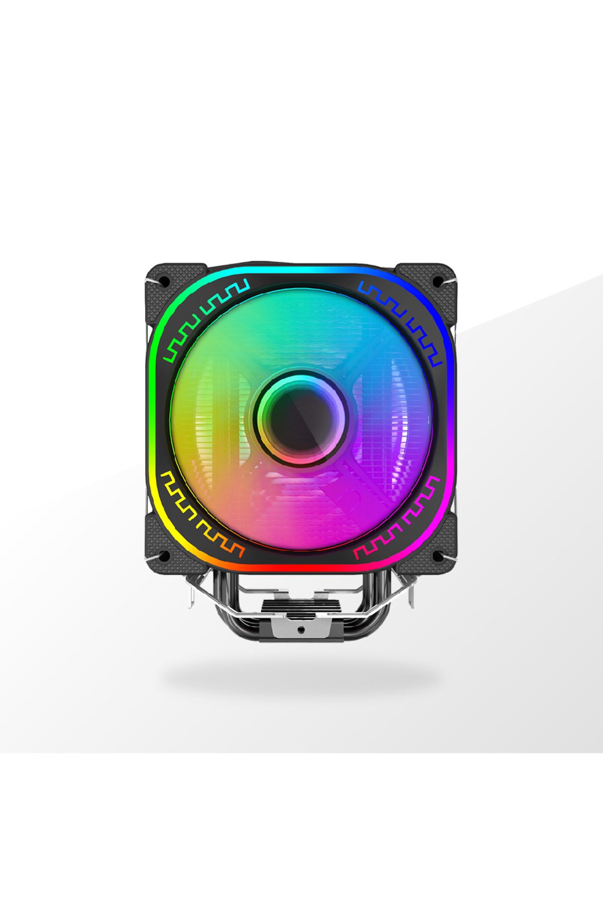 GM Game Master GM-120H 2 Fanlı 4 Bakır Borulu ARGB Kule Tipi Cpu Fan
