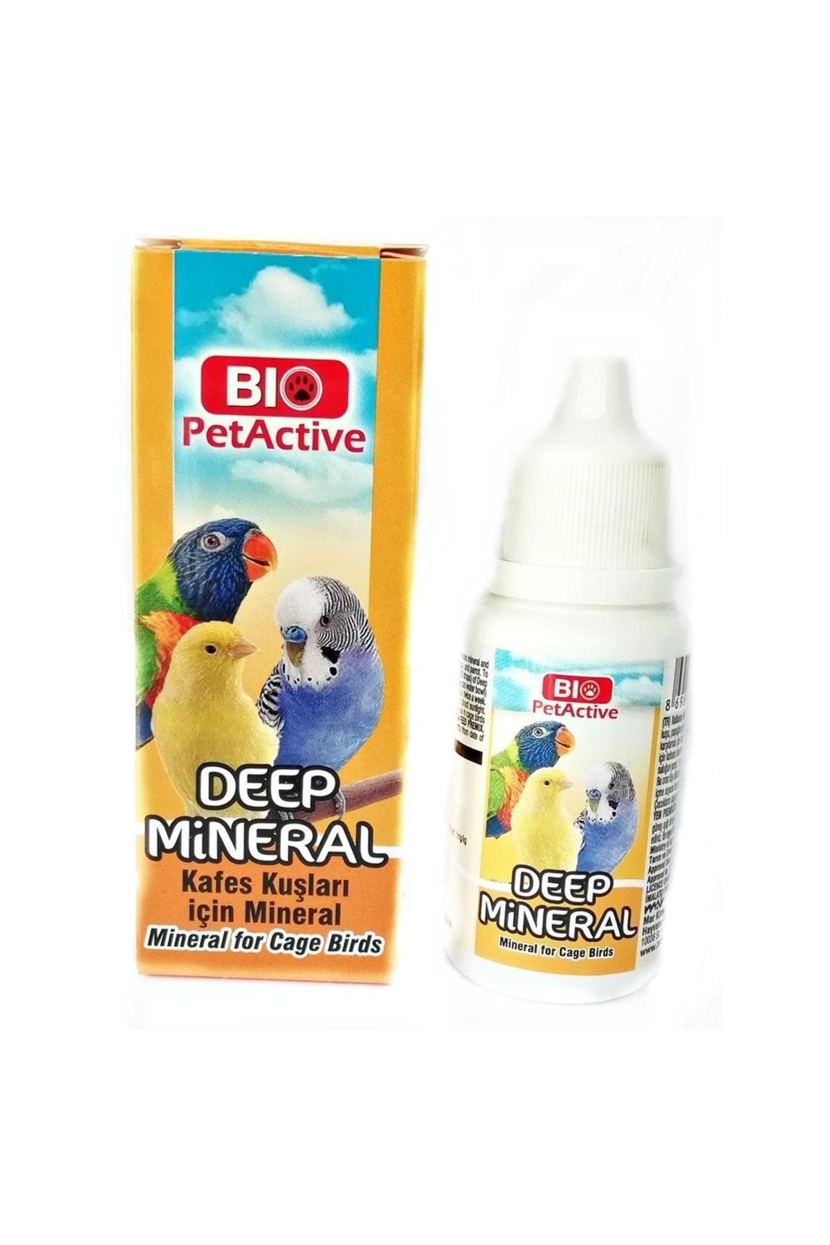 Deep Fix Papağan Kanarya Muhabbet Kuşu Kuş Vitamini Mineral 30ml