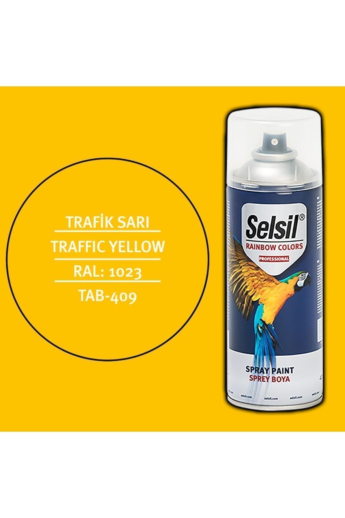 Selsil Rainbow Sprey Boya 400ml (trafik Sarı - Traffic Yellow)