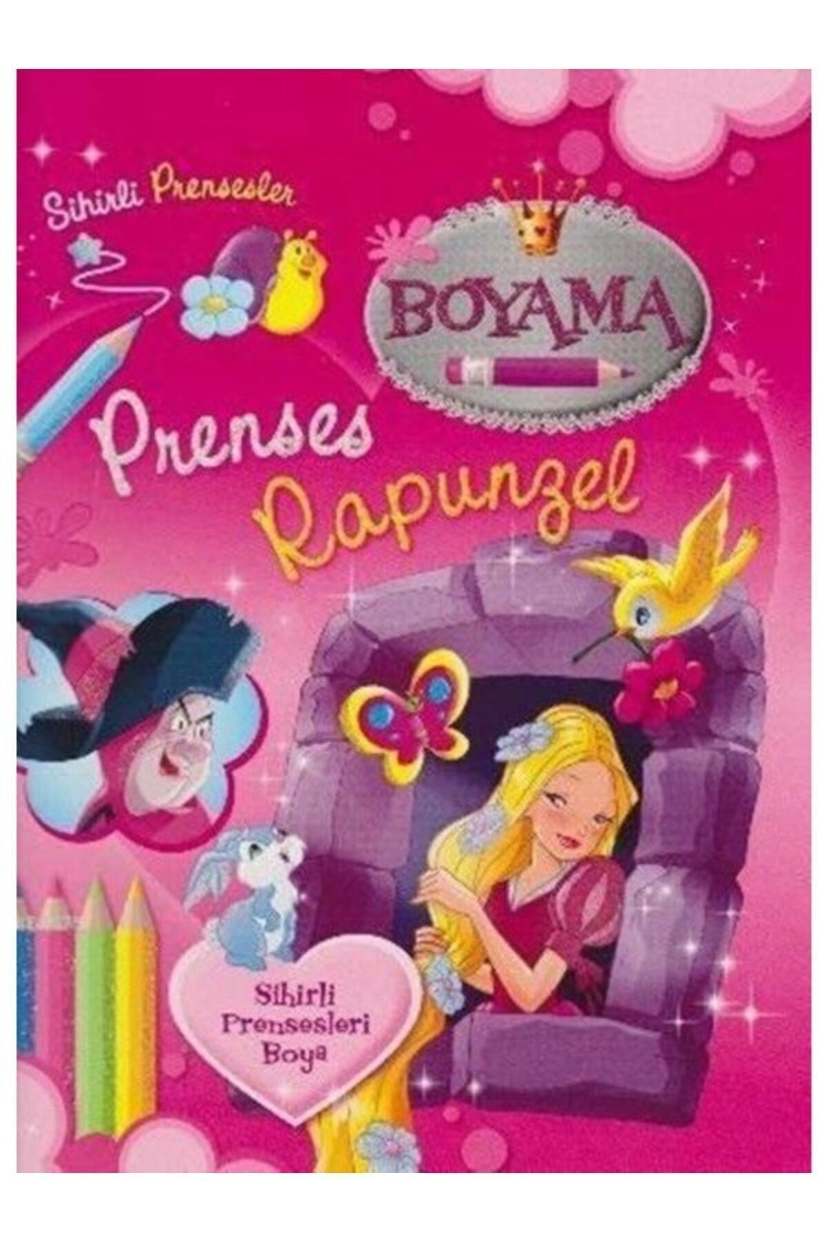 Parıltı Yayınları Sihirli Prensesler Prenses Rapunzel Boyama Kitabı Kolektif