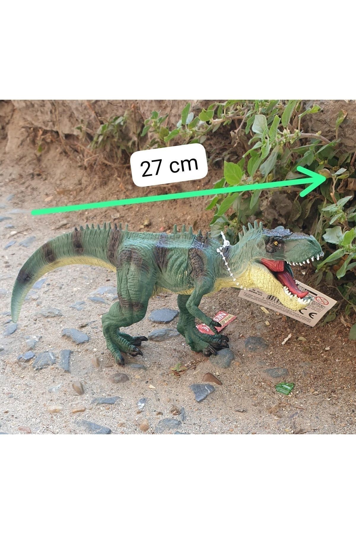 Hepsilazım Dinazor Kırılmaz Oyuncak 27 Cm Ağız Hareketli Dinozor Gerçek Ince Detay