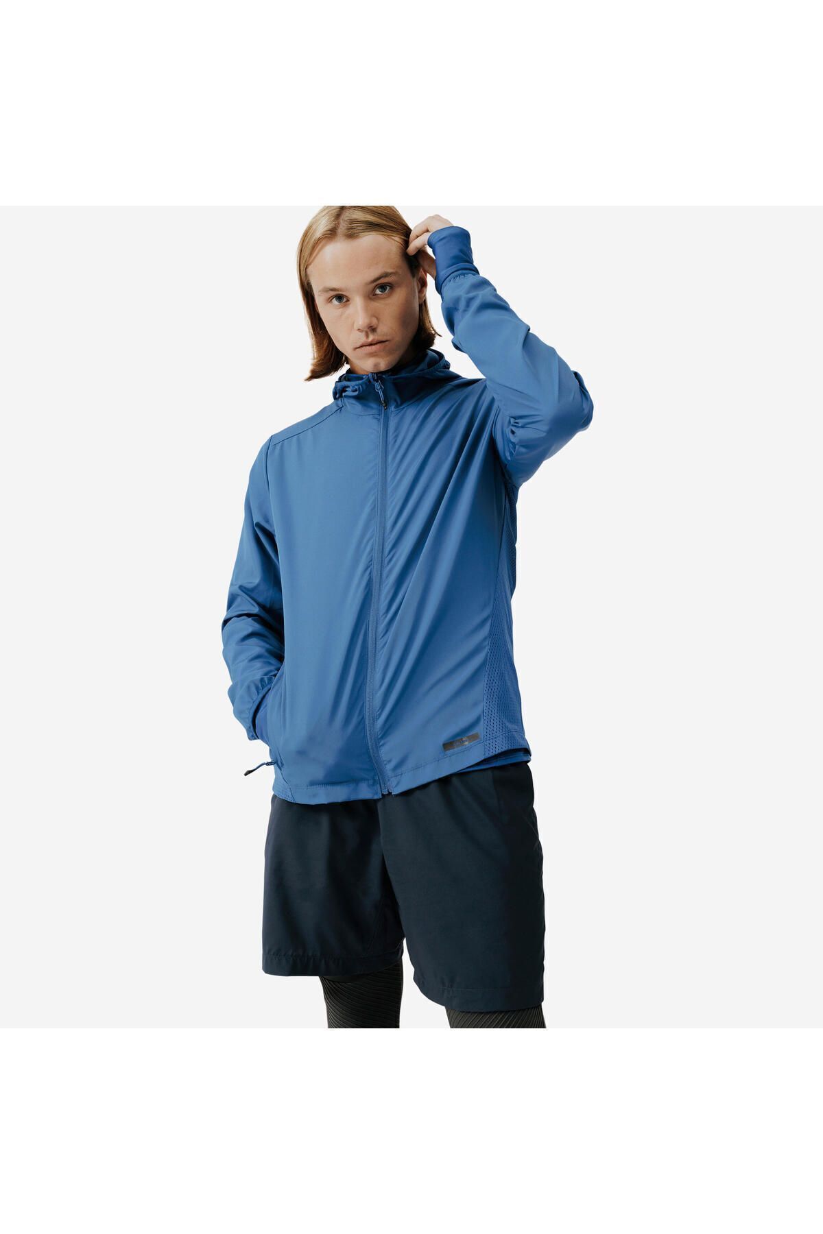 Decathlon Erkek Koşu Rüzgarlığı - Mavi - Run Wind