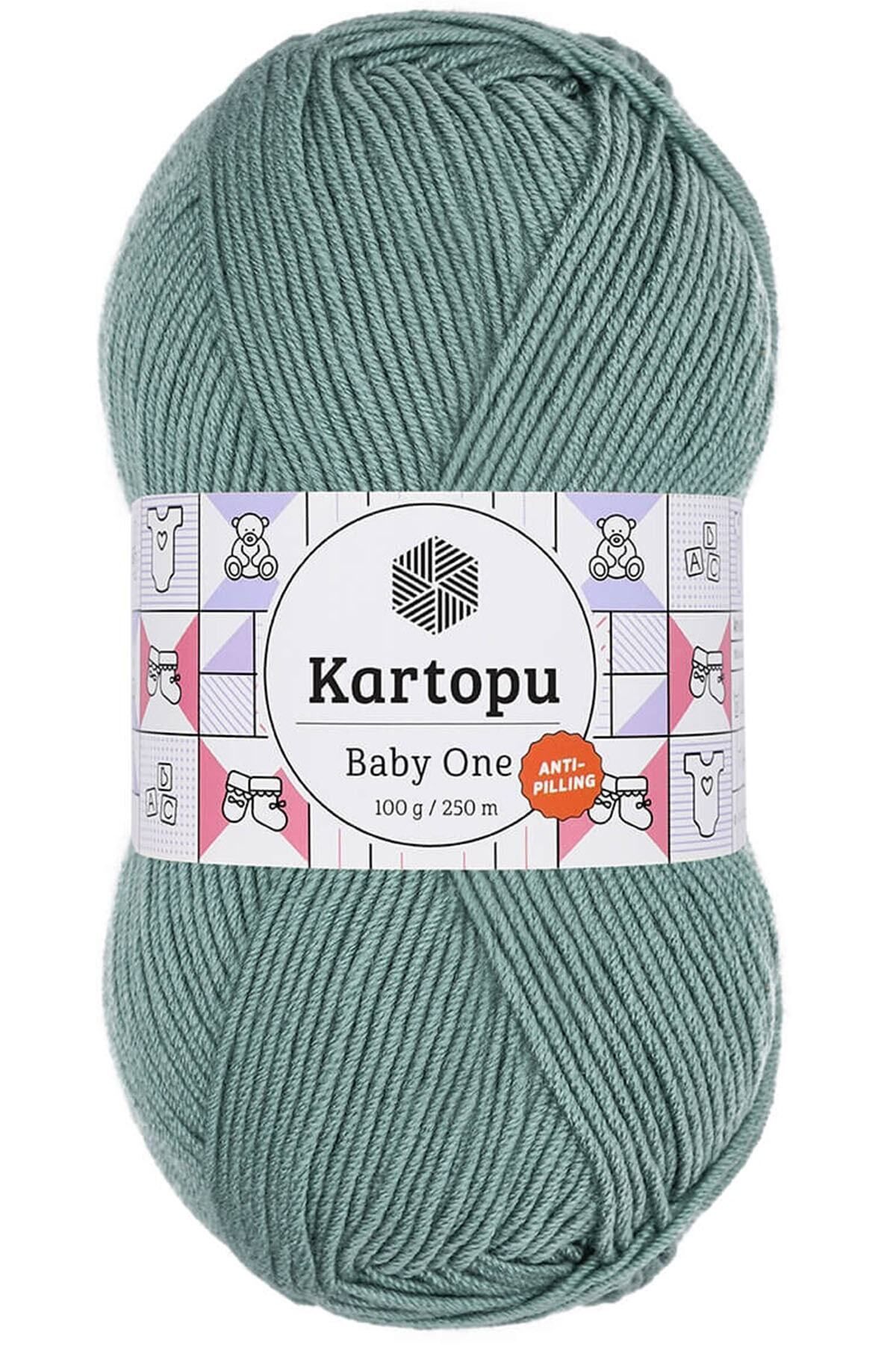 Kartopu Baby One Tüylenmeyen Bebek Yünü Mint Yeşili K493