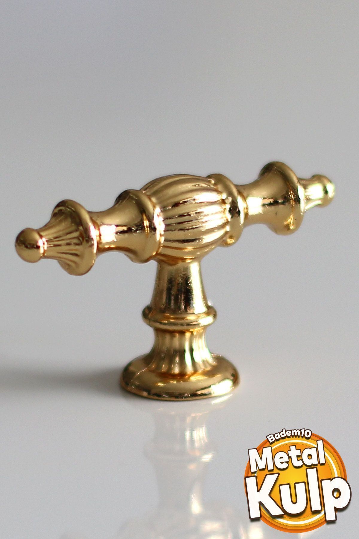 Badem10 Şehzade Gold Kulp Altın Düğme Mobilya Mutfak Dolabı Çekmece Dolap Kulpları Kapak Kulpu Kulbu