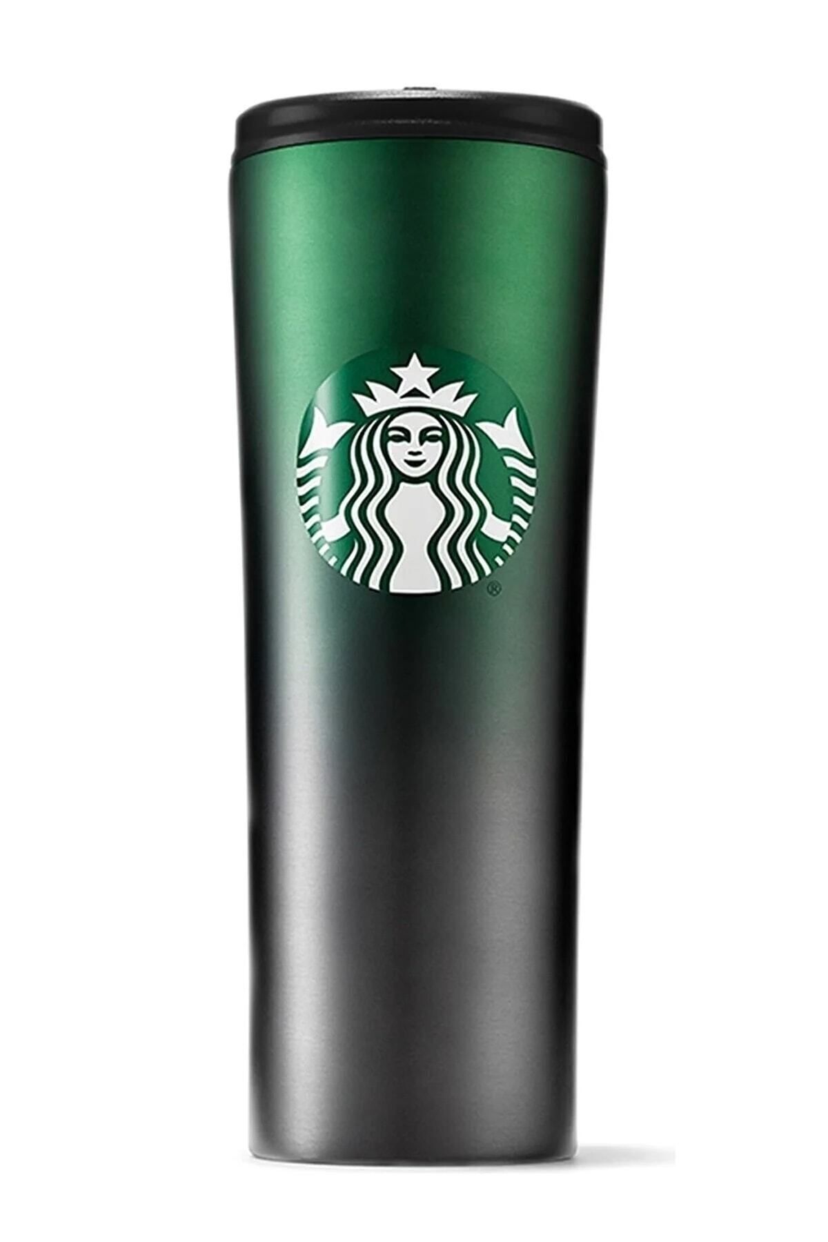 Starbucks ® Gri-yeşil Geçişli Çelik Termos 591 Ml