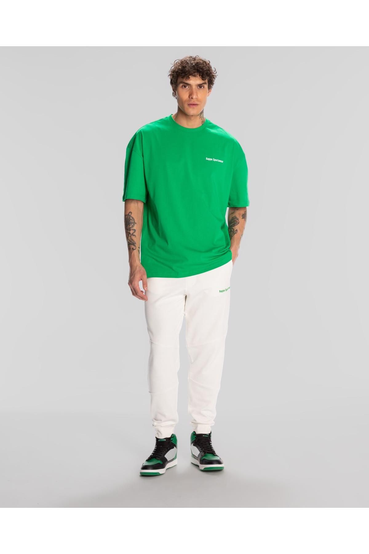 Kappa Authentic Dan Erkek Yeşil Regular Fit Tişört