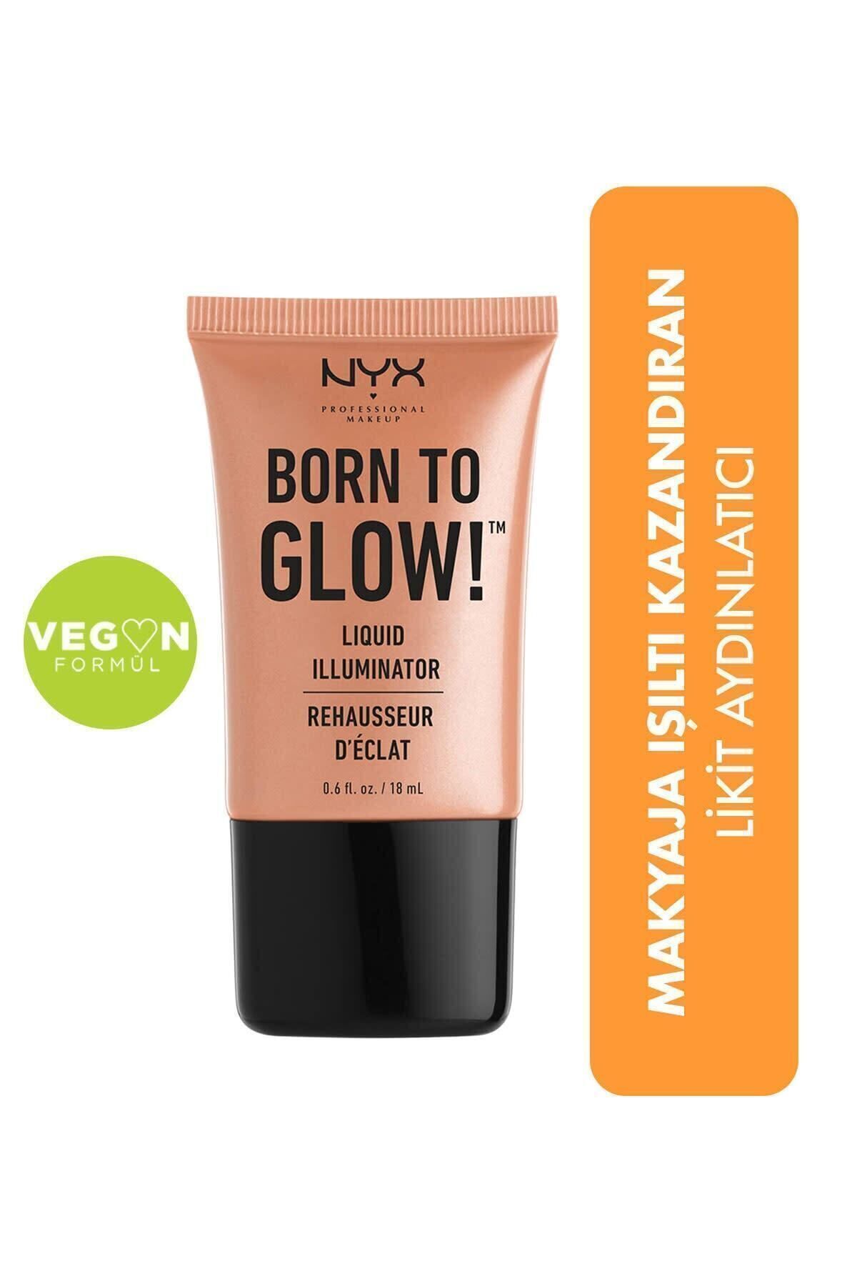 NYX Professional Makeup Likit Aydınlatıcı - Born To Glow Liquid Illuminator Gleam 18 Ml 800897818449
