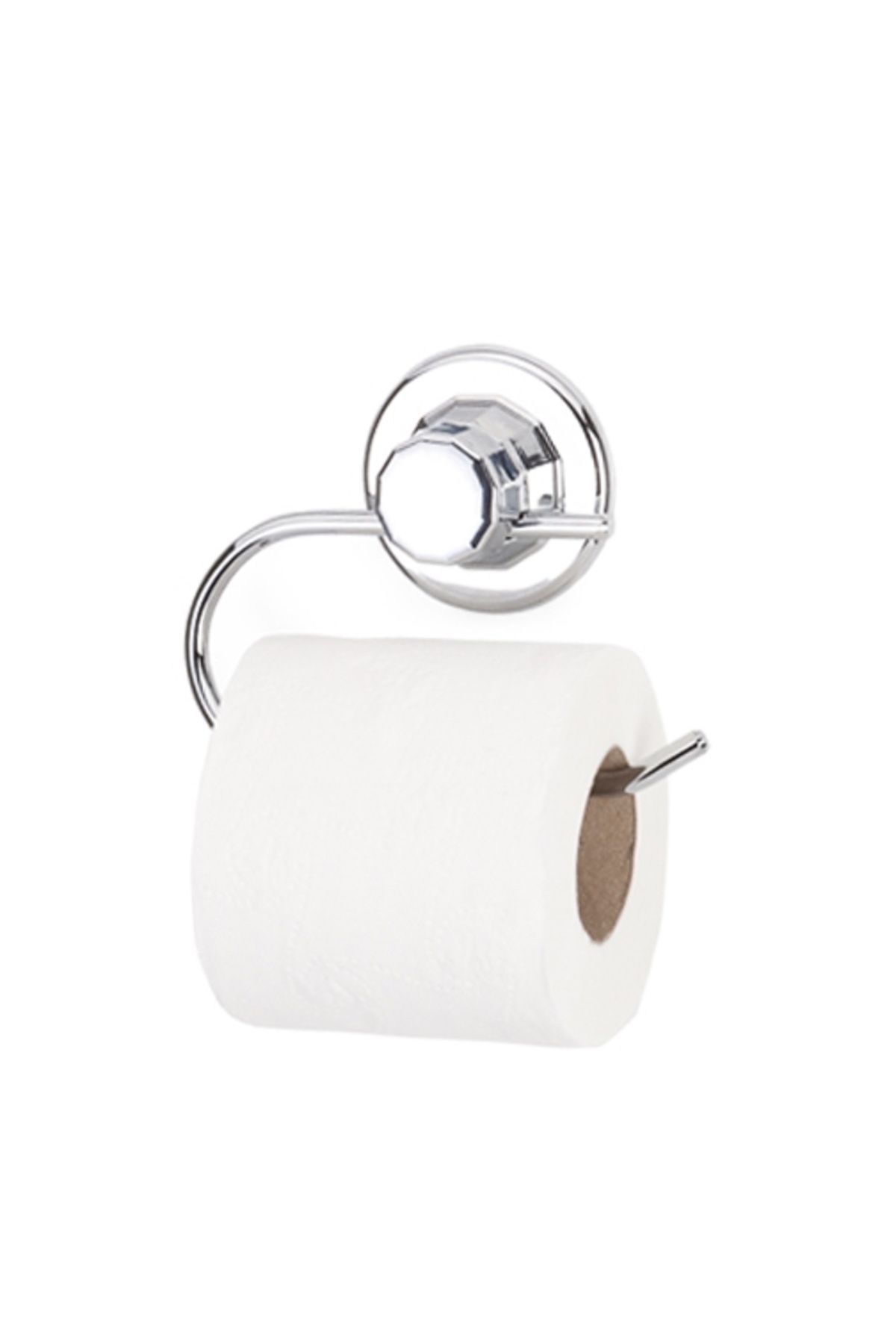 Evistro Vakumlu Vantuzlu Tuvalet Kağıtlığı Askısı Paslanmaz Krom