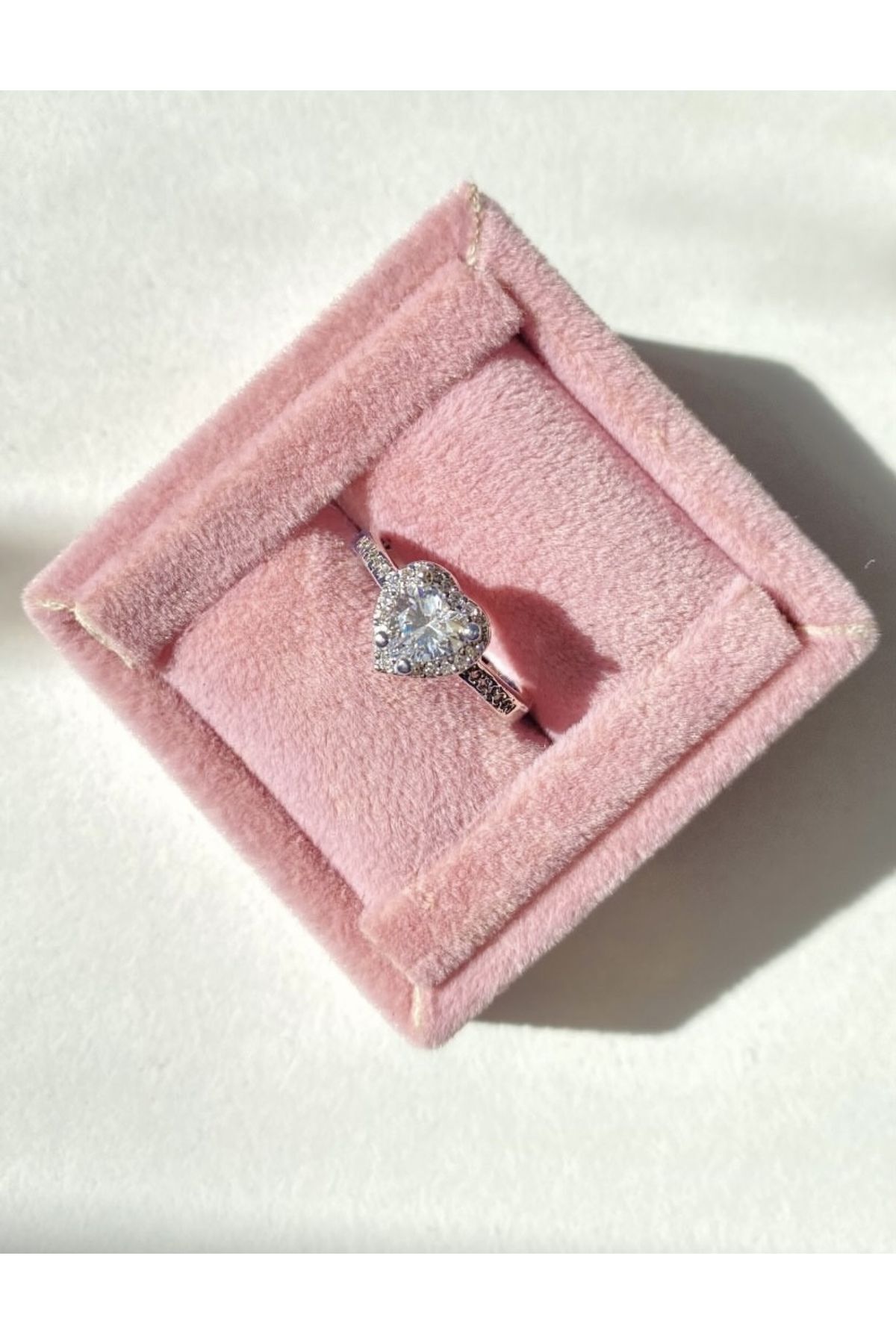 Plüton Design Kalpli ayarlanabilir ciddi ilişki yüzüğü hediye yüzük sevgiliye hediye
