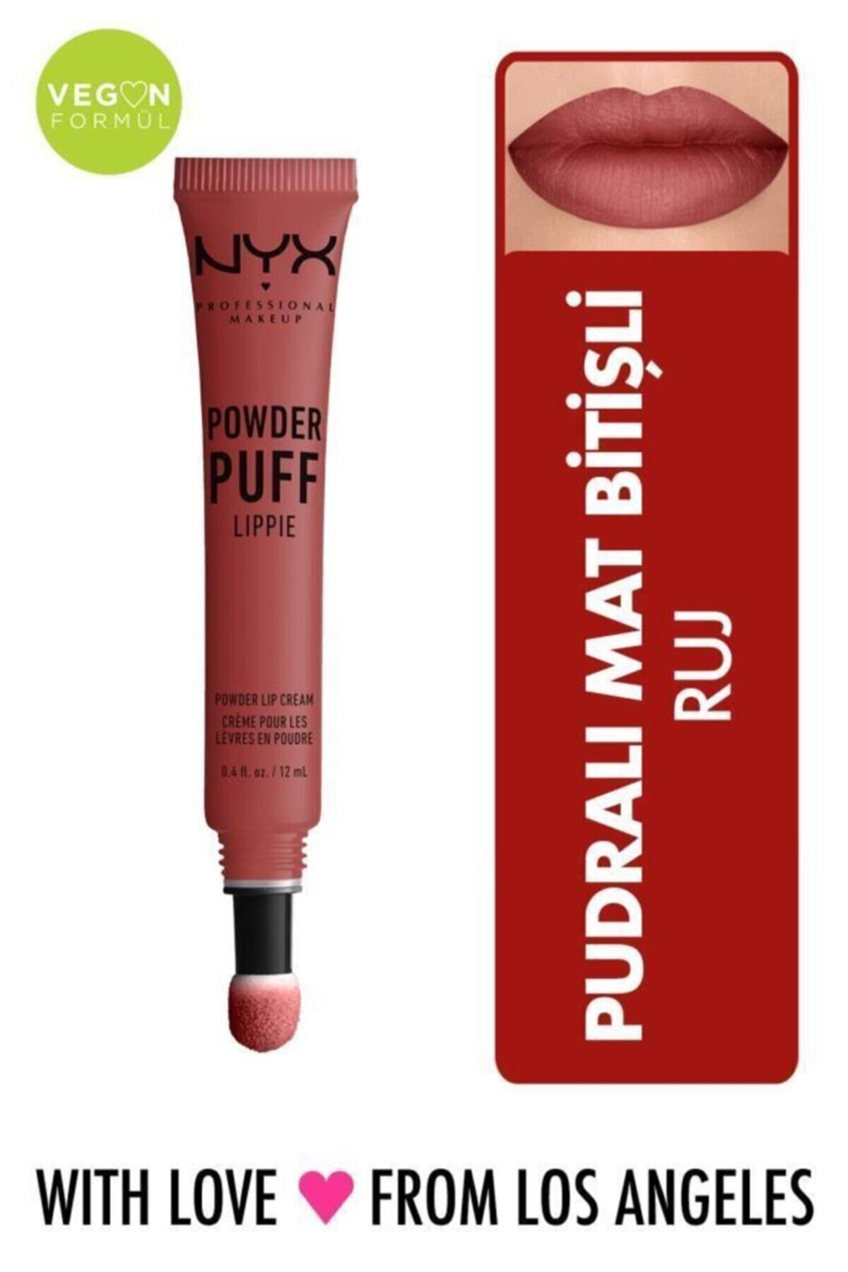 NYX Professional Makeup Powder Puff Lippie Best Buds Ruj 800897148300