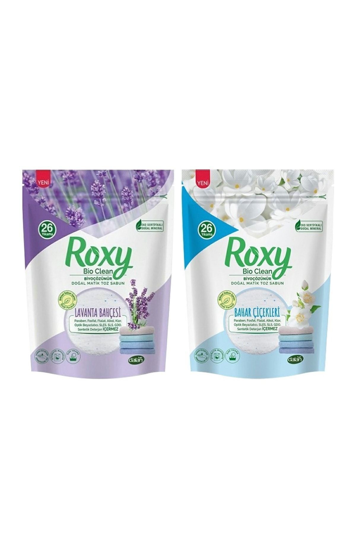 Dalan Roxy Bio Clean Matik Toz Sabun Bahar Çiçekleri Ve Lavanta 800 gr