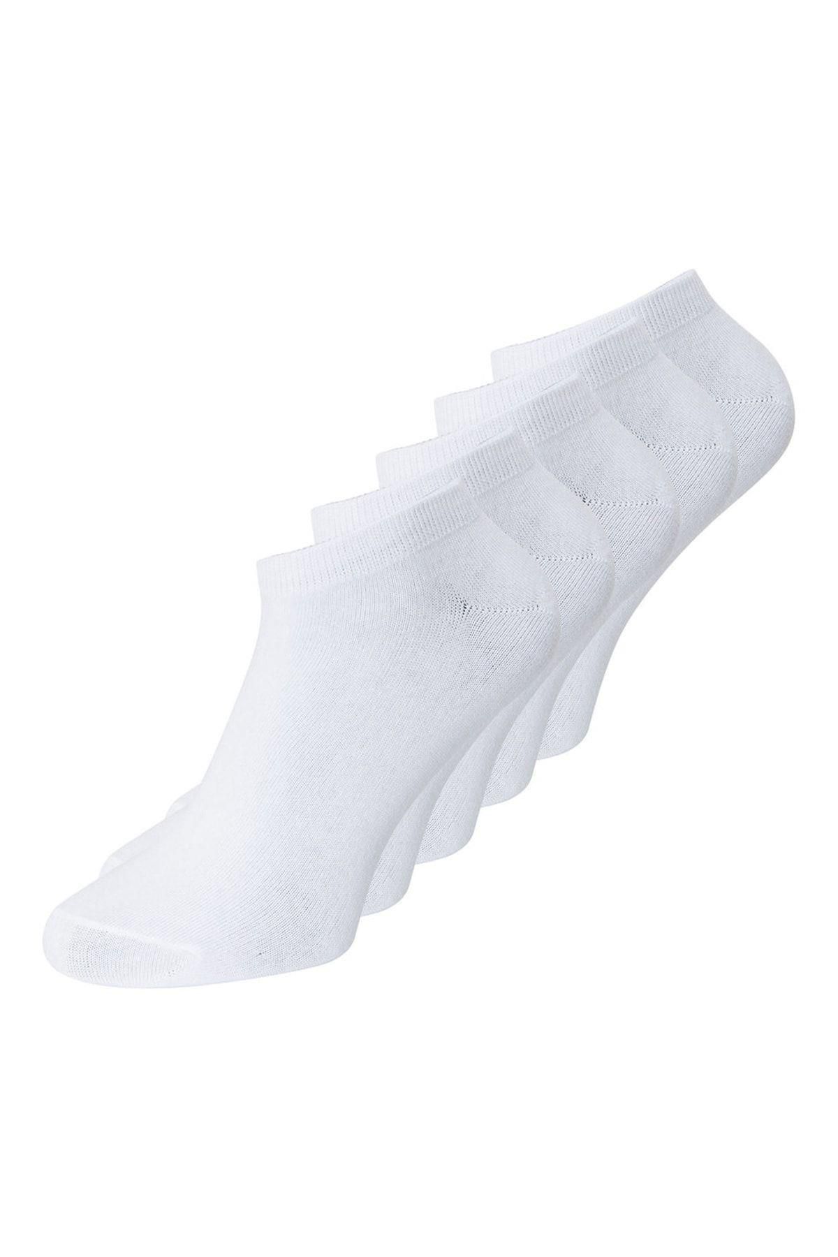 Jack & Jones 12120278 Jacdongo Socks 5 Pack Noos Beyaz