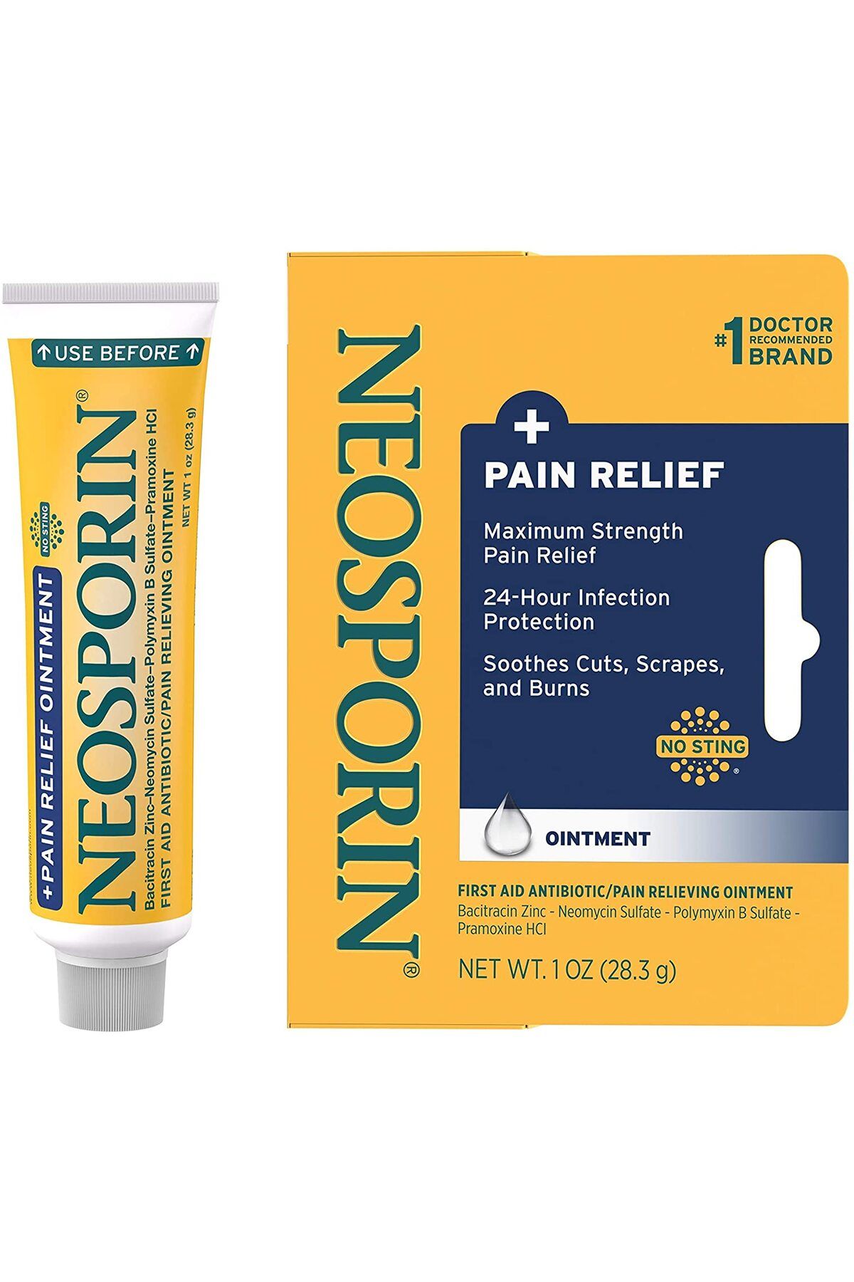 Neosporin Plus Maksimum Güçlü Antibiyotik Ağrı Giderici Merhem -28.3GR