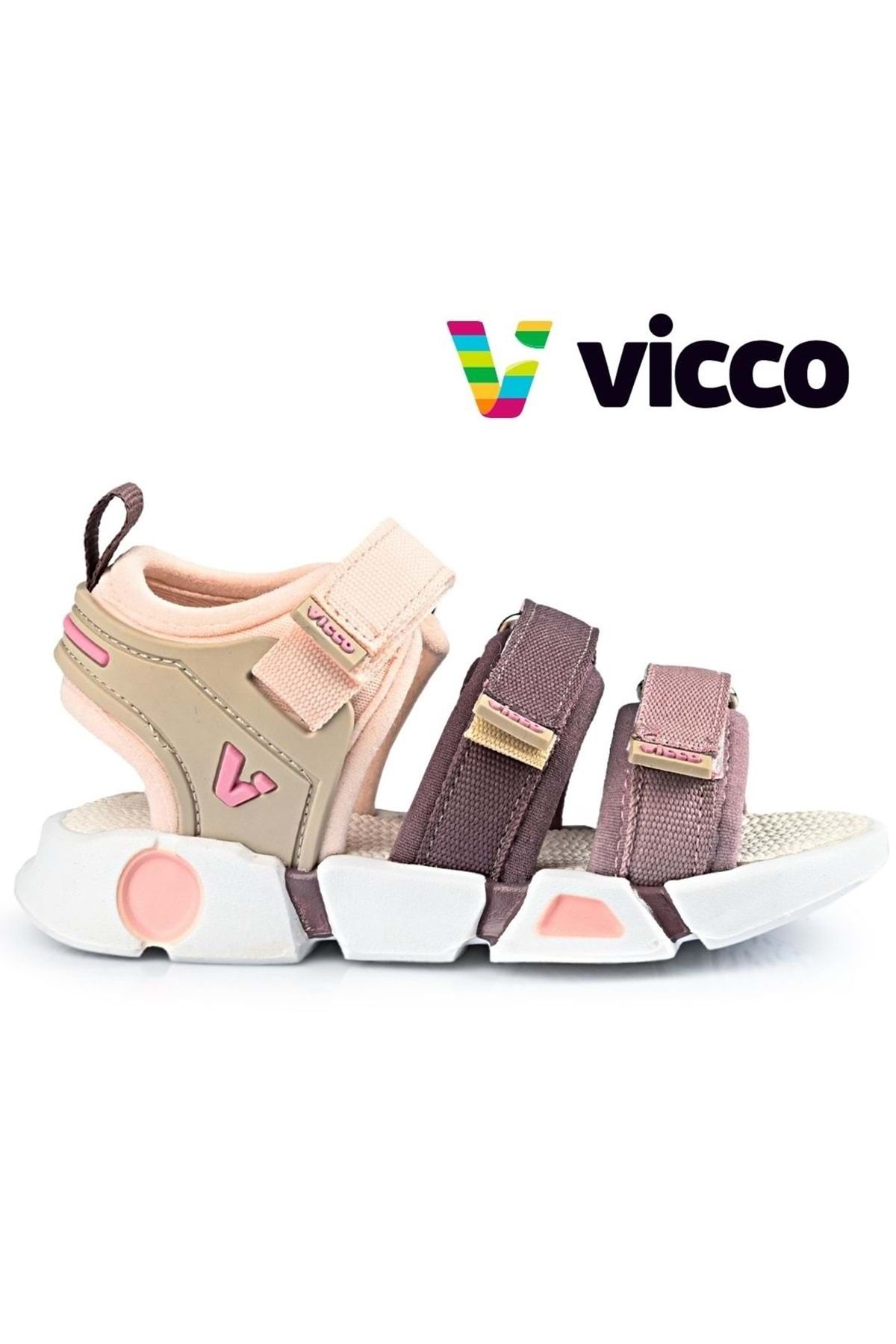 Kids Club Shoes Vicco Gorbi Ortopedik Çocuk Sandalet PUDRA