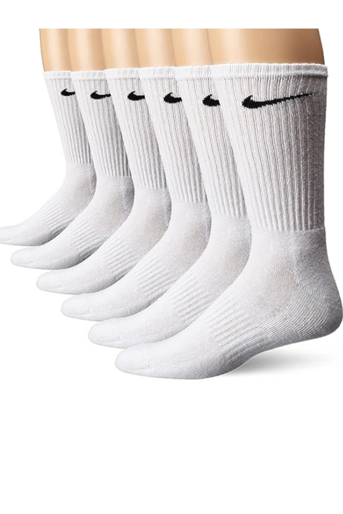 Socks Sirius 6 Çift Unisex Penye Ithal Dikişsiz Antrenman Futbol Basketbol Koşu Yürüyüş Tenis Spor Çorap Seti
