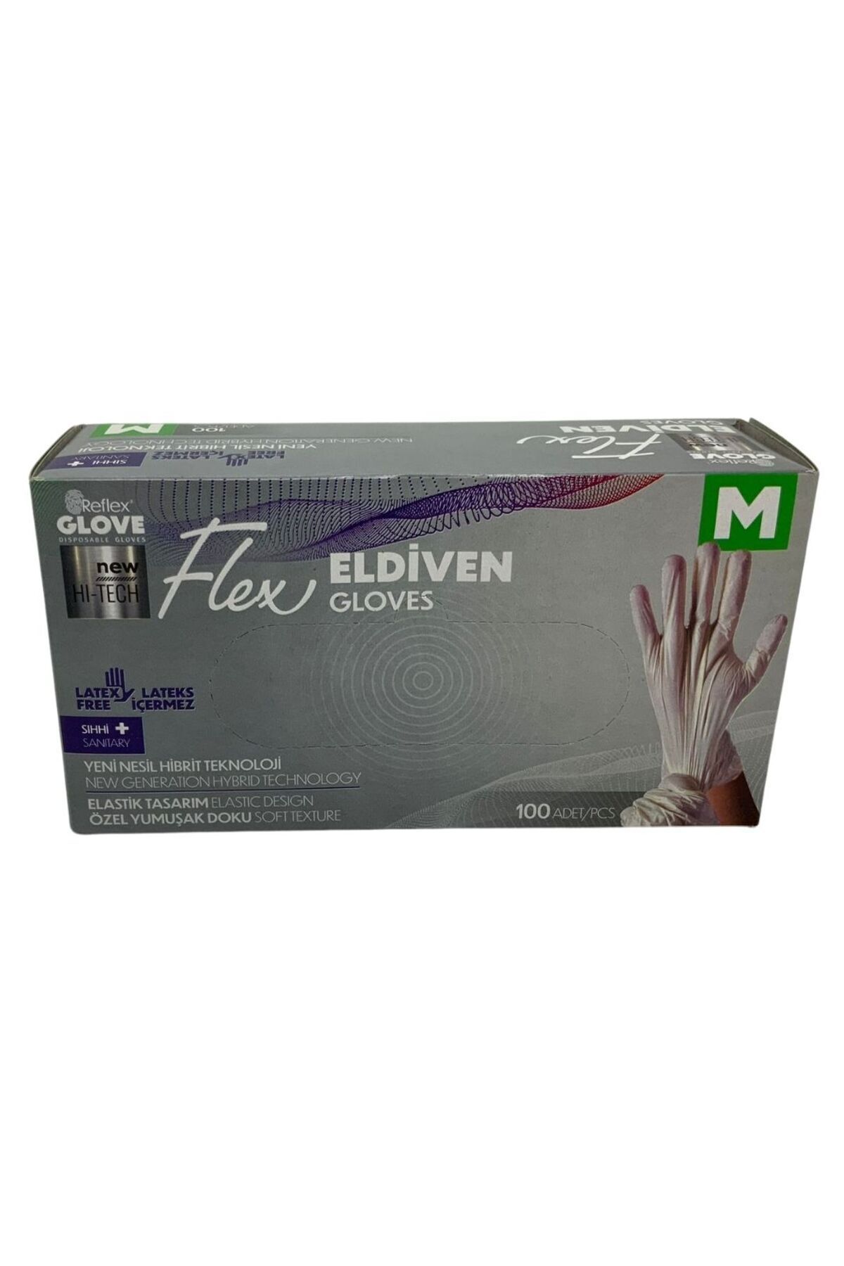 Reflex Glove Flex Eldiven M 100 Adet