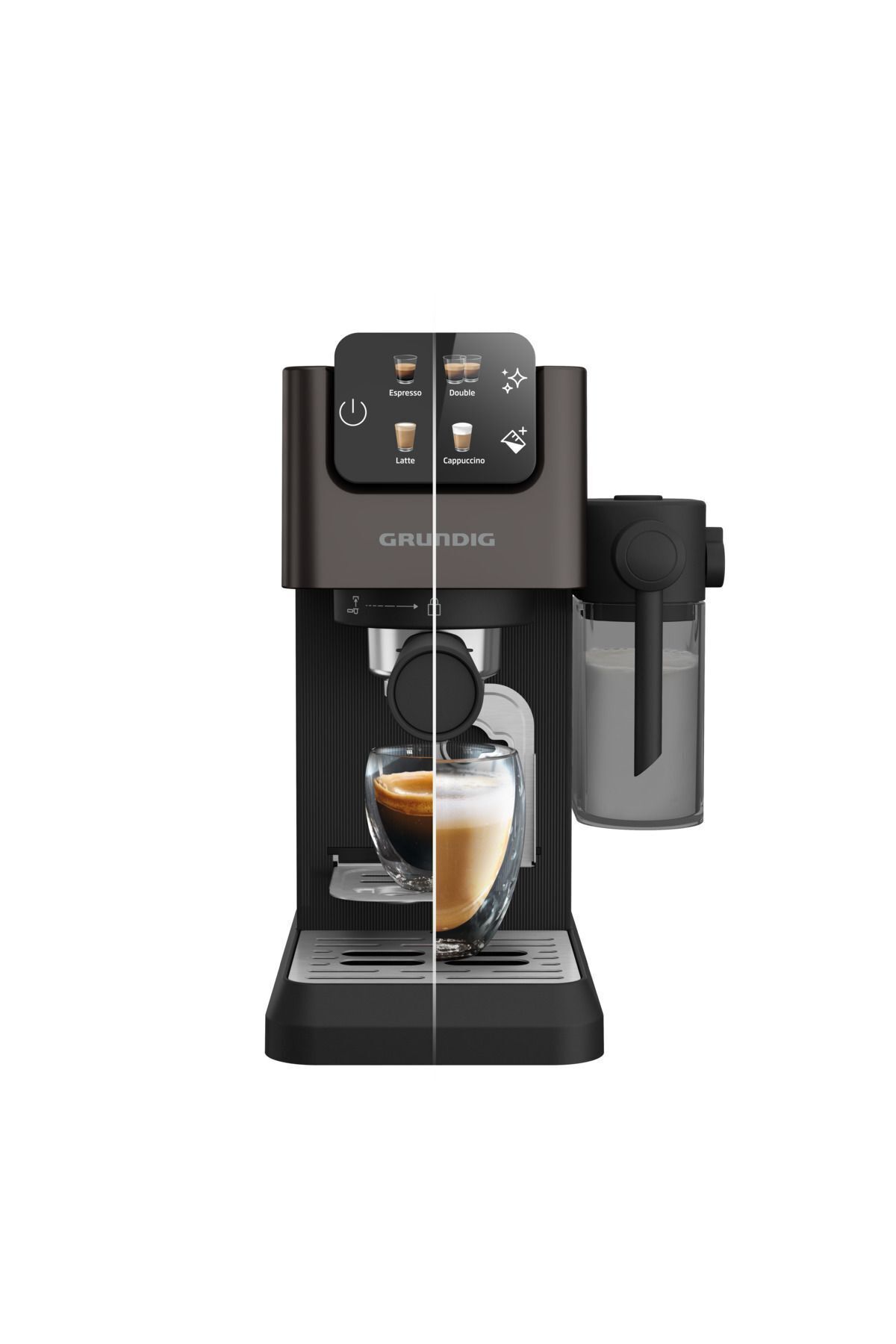 Grundig Ksm 5330 Delisia Coffee Yarı Otomatik Süt Hazneli Espresso Makinesi