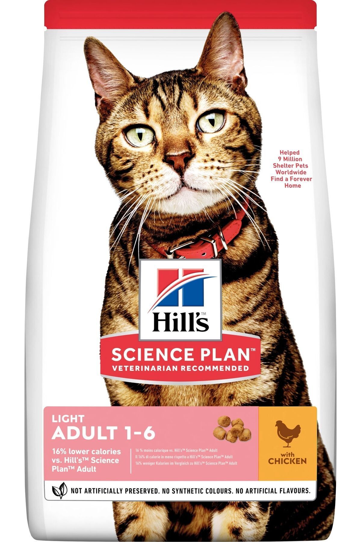 Hill's Scıence Plan Light Yetişkin Tavuklu Kedi Maması 1.5 Kg