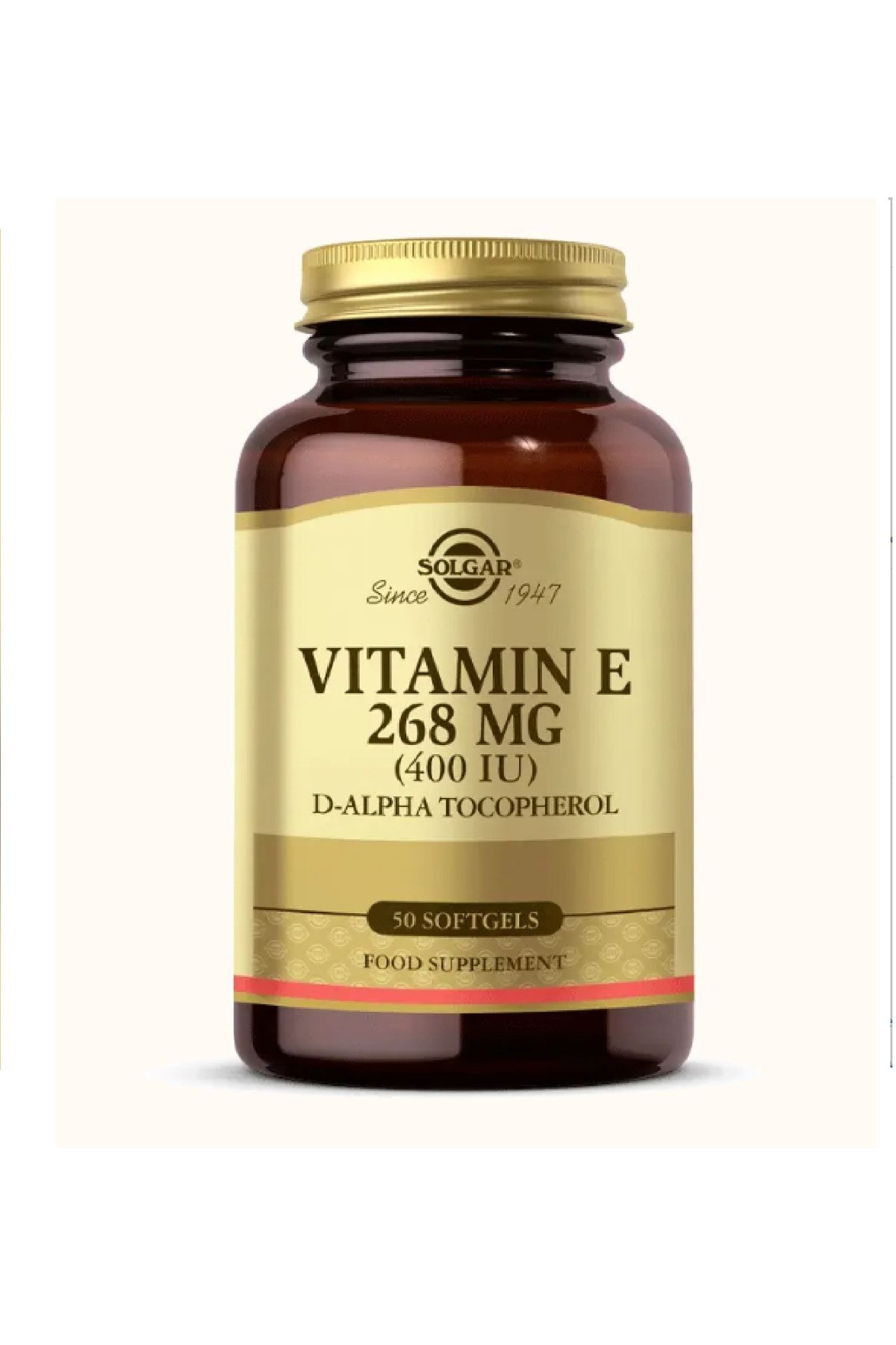 Solgar Vitamin E 400 Iu 50 Yumuşak Jelatin Kapsül