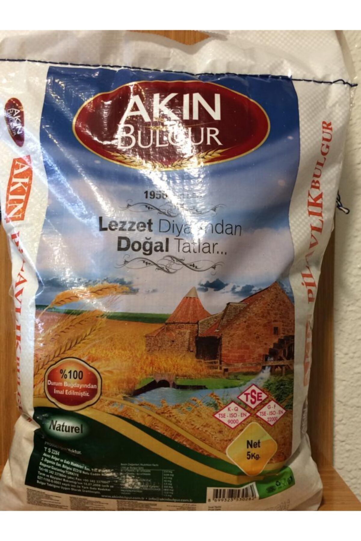 Akın Pilavlık Bulgur 5 Kg