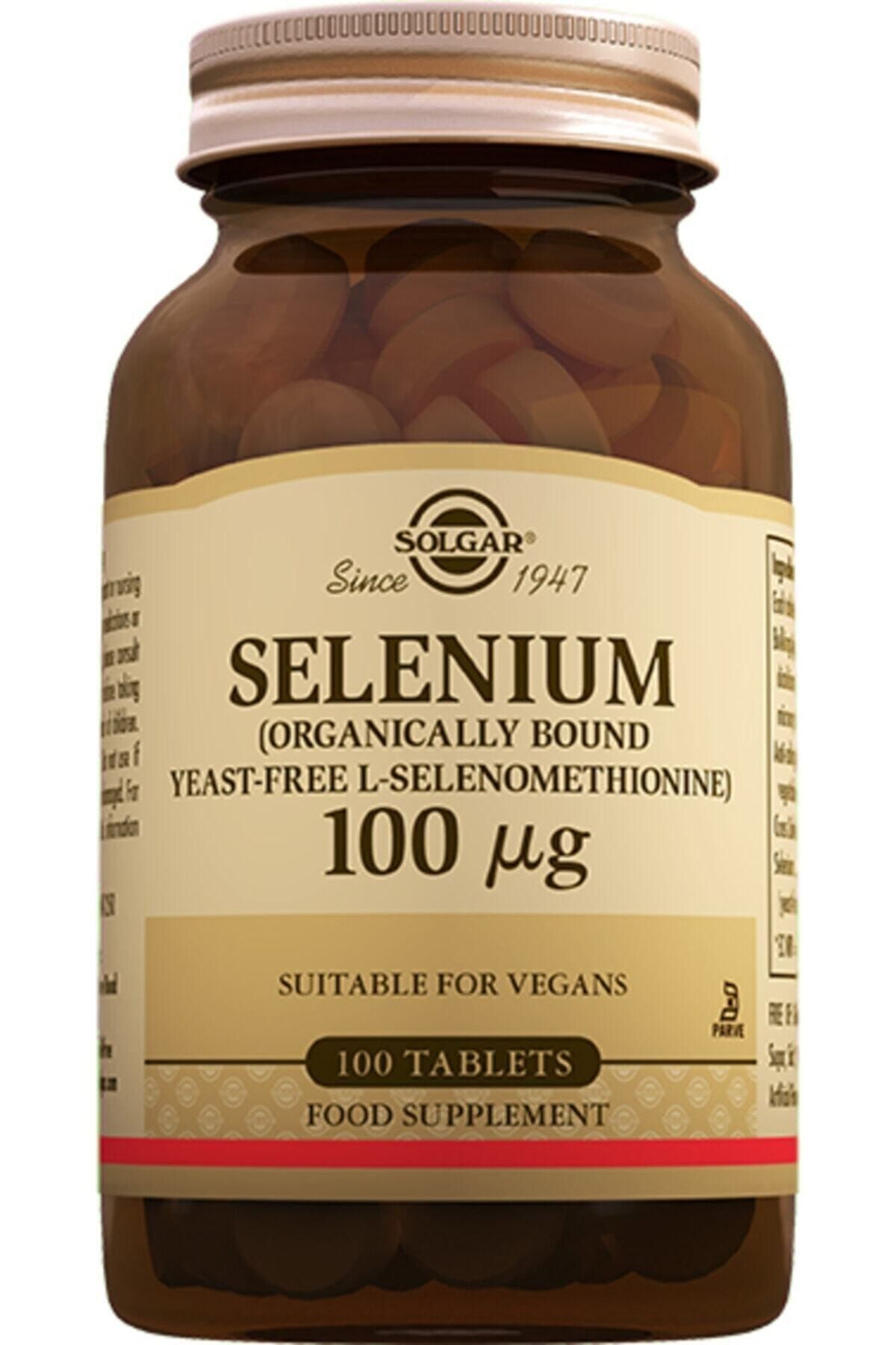 Solgar Selenium 100 Mcg 100 Tablet Selenyum Skt:10/24