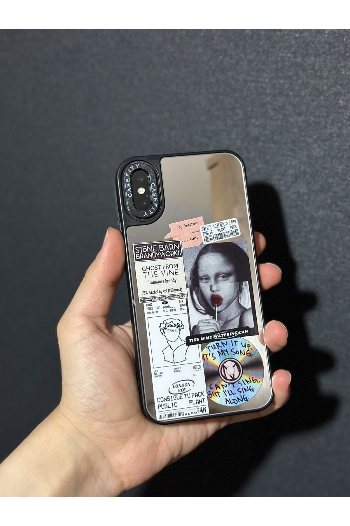 BotCase Iphone Xr Casetify Aynalı Kılıf Mona Lisa Sugar
