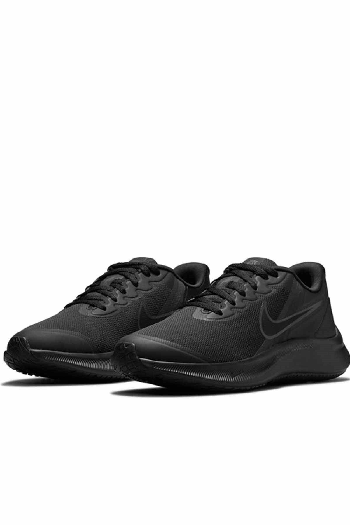 Nike Star Runner 3 (GS) Kadın Yürüyüş Koşu Ayakkabı Da2776-001-siyah