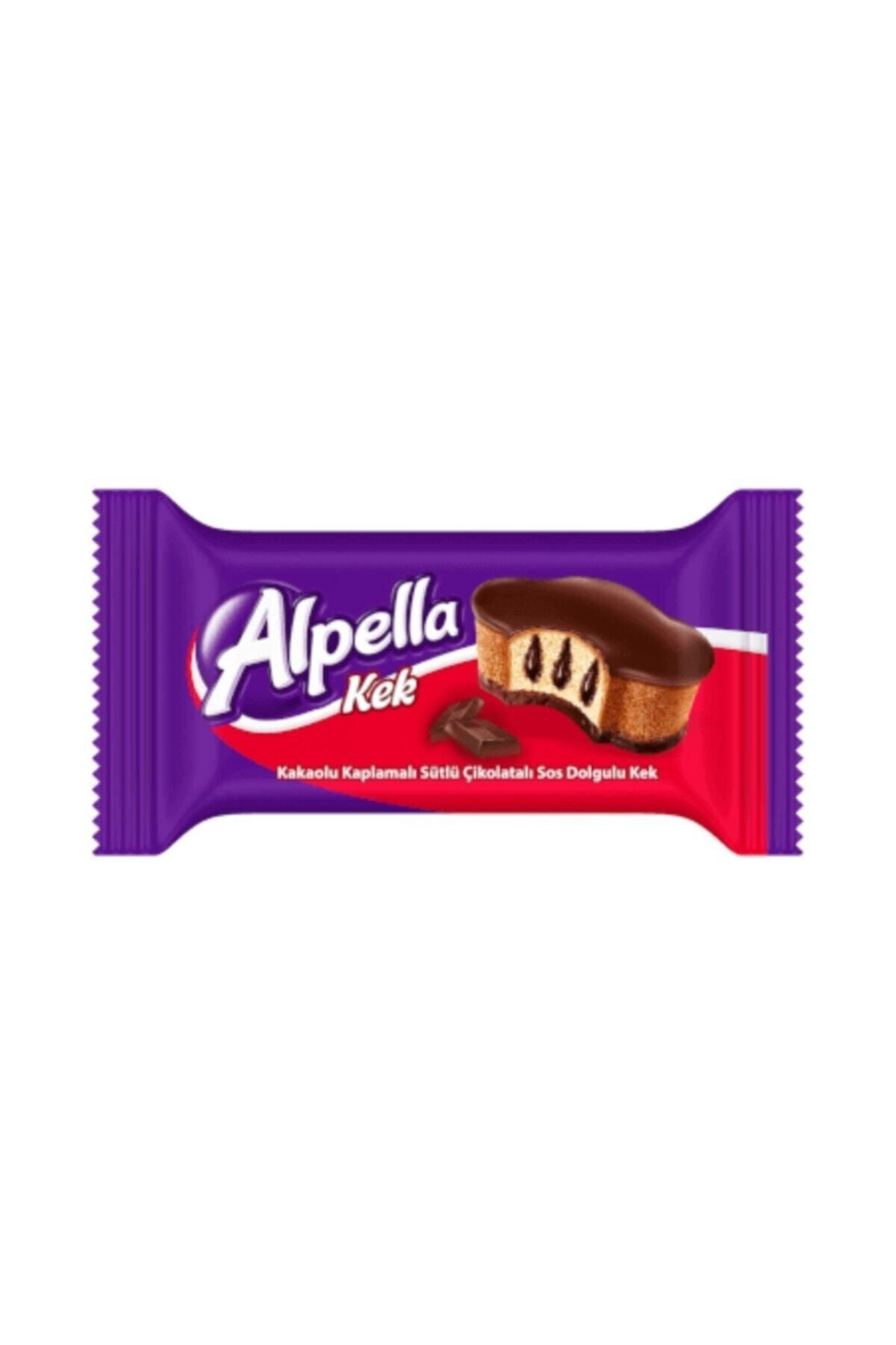 Alpella Kakao Kaplamalı Sütlü Çikolatalı Sodolgulu Kek 40 Gr 24 Adet