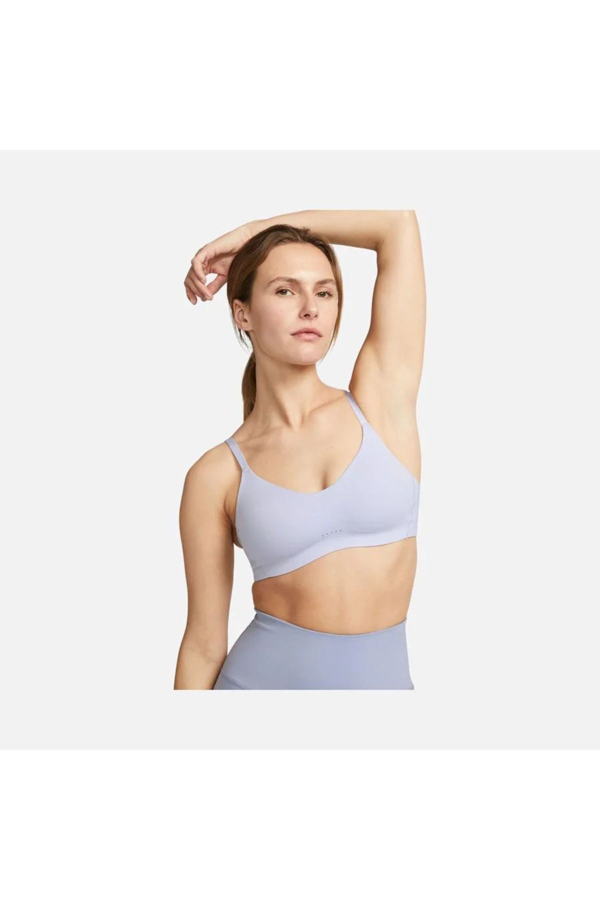 Nike Mor Nike Alate Minimalist Light-Support Padded Kadın  mor sütyen Bra dm0526