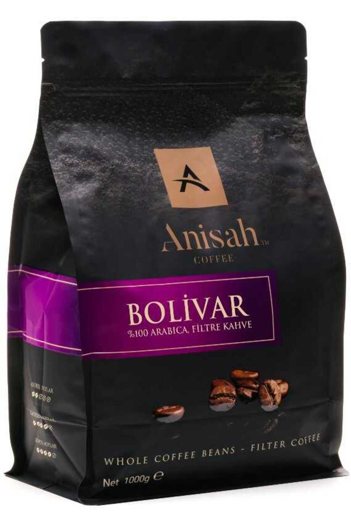 Anisah Coffee Colombia Bolivar Çekirdek Filtre Kahve 1000 Gram