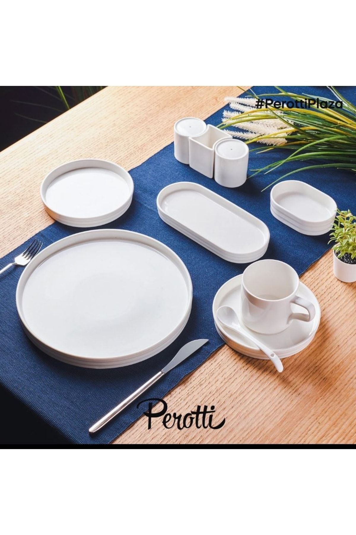 Rossel Premium Perotti Pagoro Porselen Kahvaltı Takımı 35 Parça 14339
