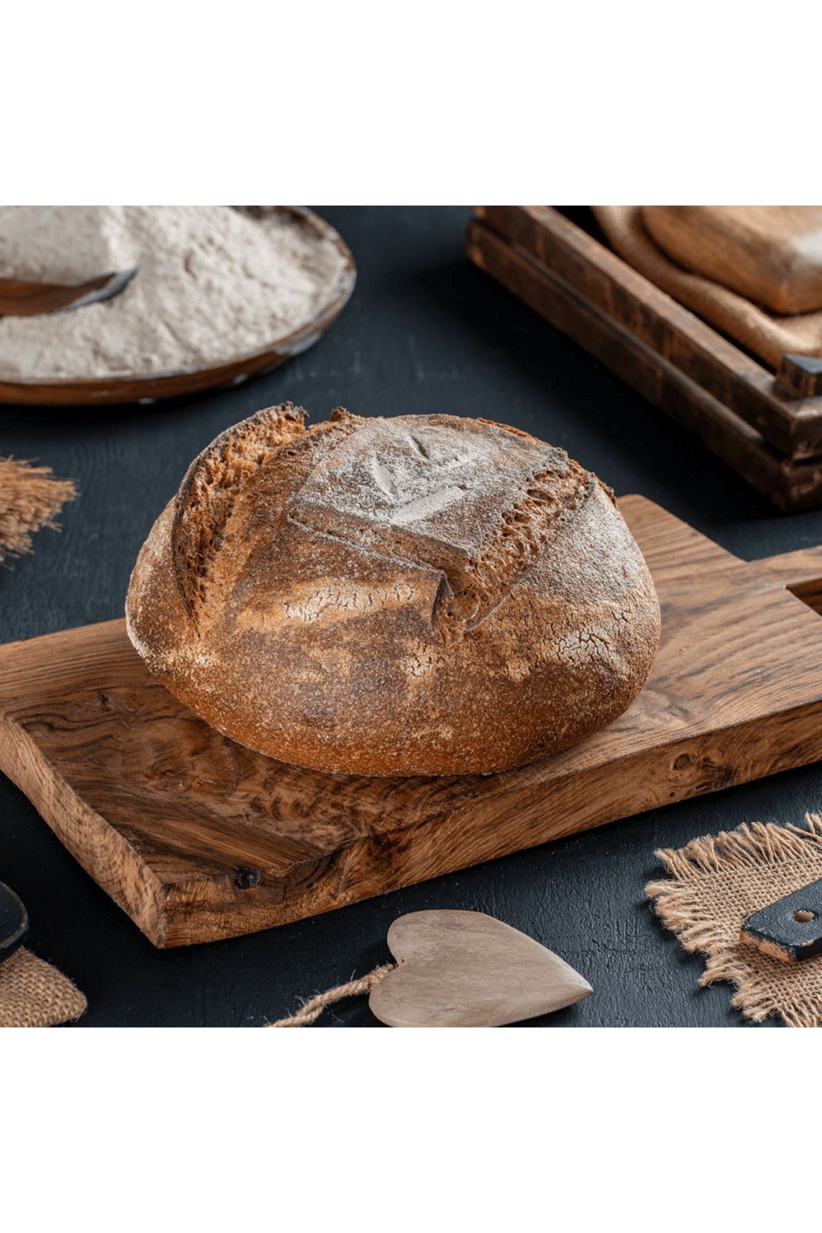 Siyez Evi %100 Tam Buğday Ekşi Mayalı Ekmek 900 Gr