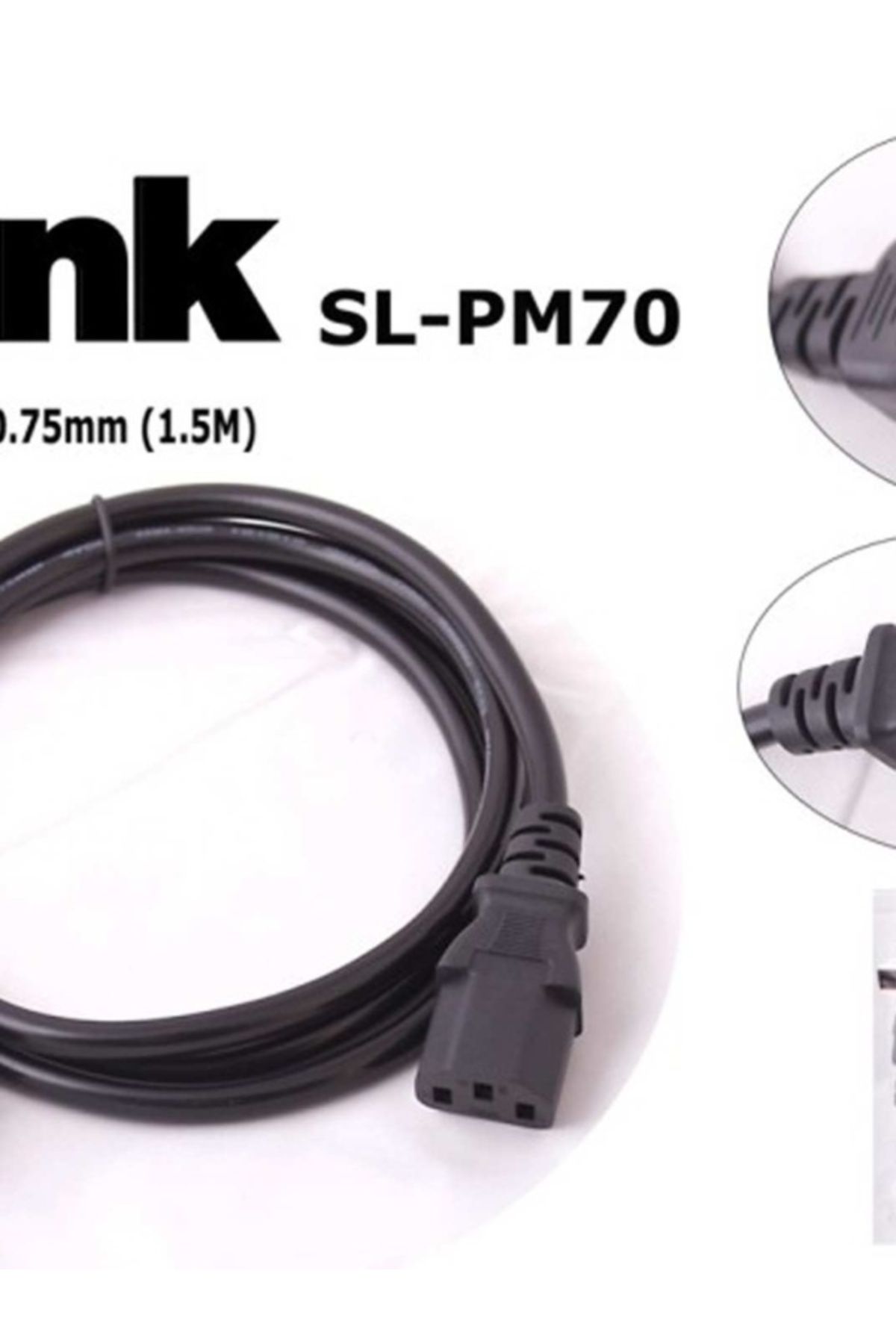 S-Link Sl-pm70 1.5mt 0.75mm Power Ara Kablosu