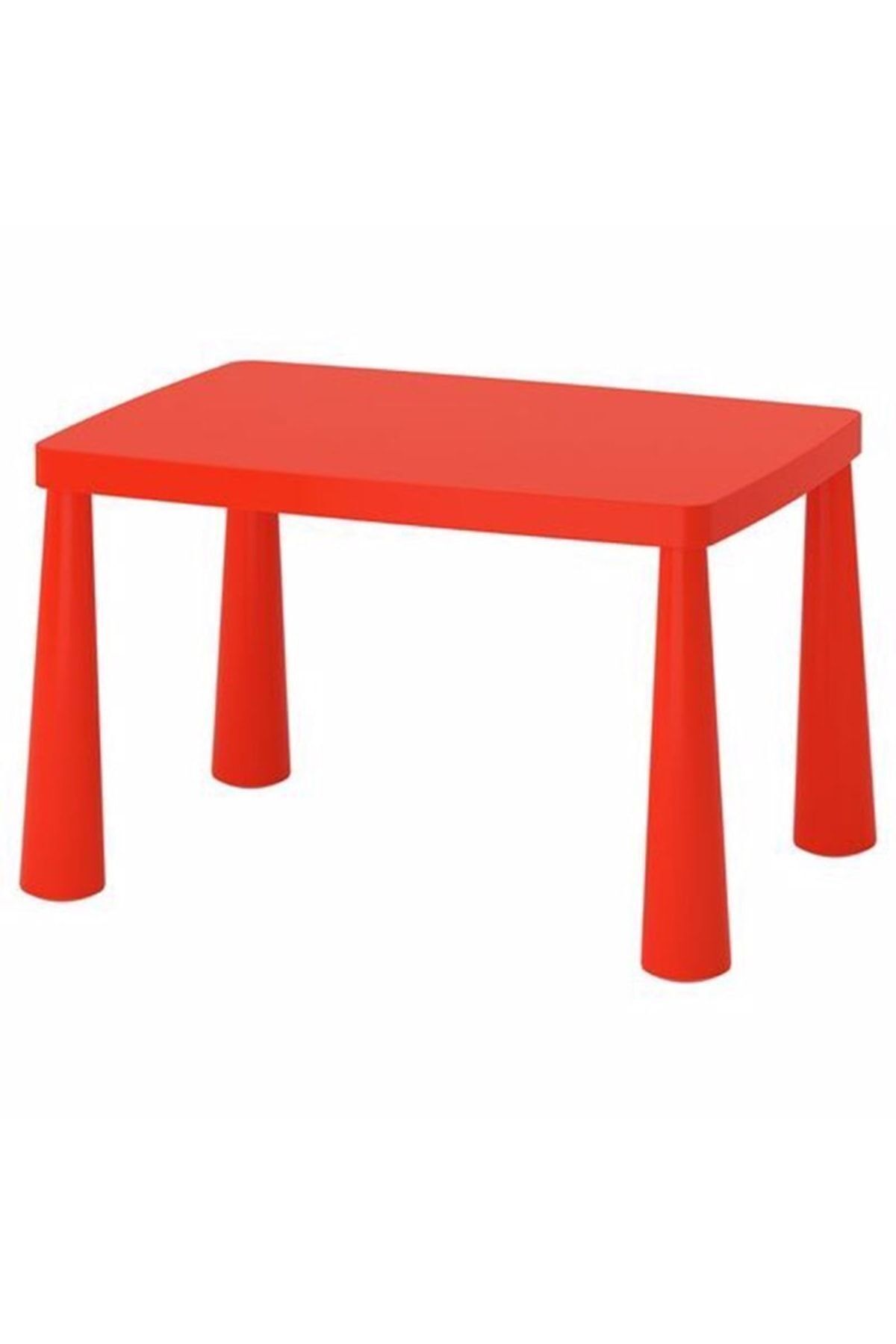IKEA Kırmızı Mammut Çocuk Masası, Kırmızı Polipropilen 3 - 6 Yaş 0