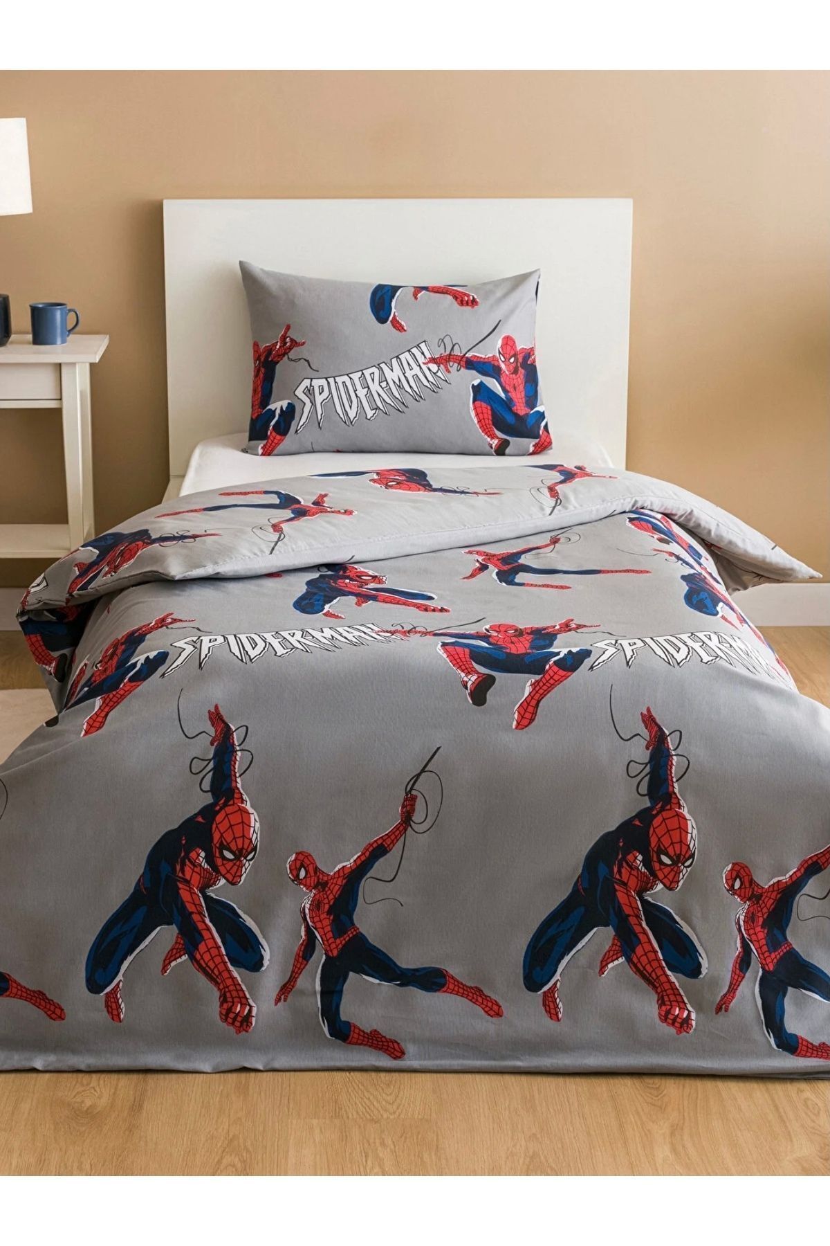 LC Waikiki LCW HOME Spiderman Baskılı Tek Kişilik Çocuk Nevresim Seti