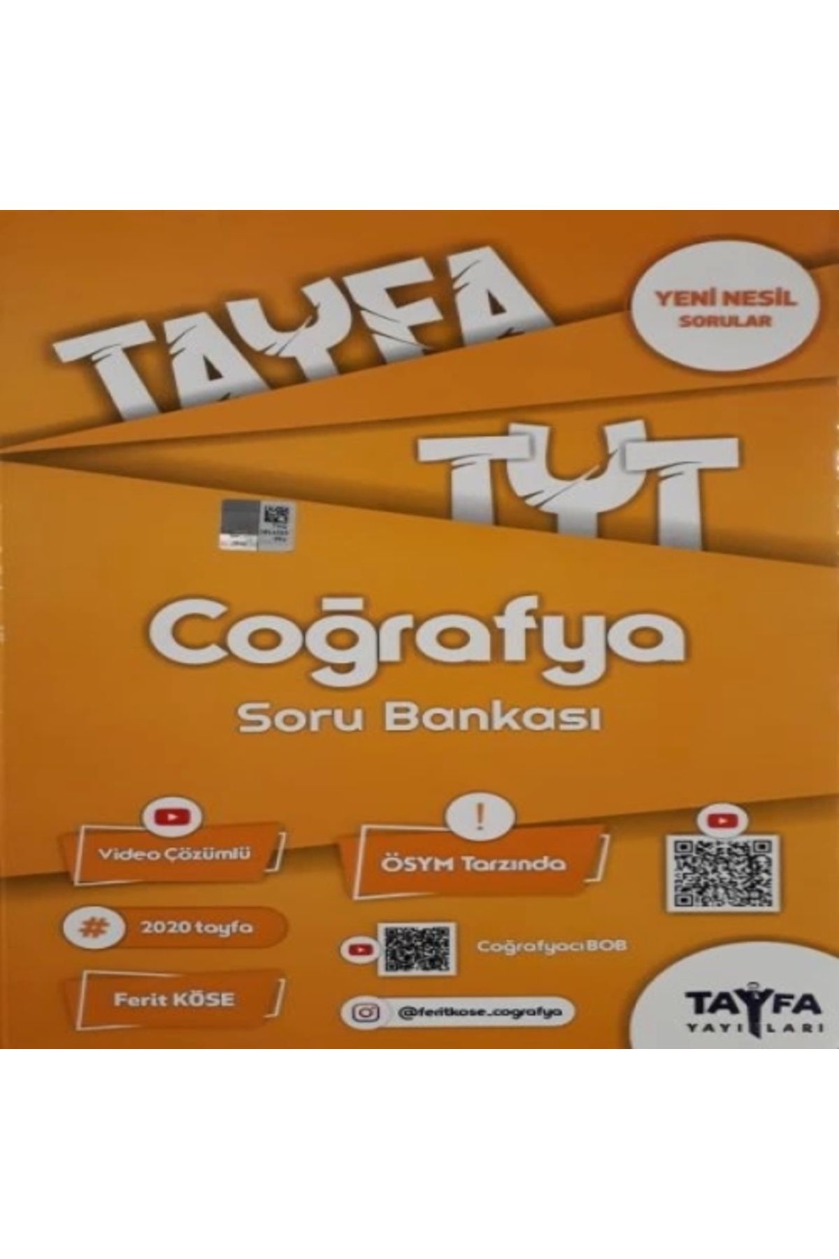 Tayfa Yayınları Tayfa Tyt Coğrafya Soru Bankası (YENİ)