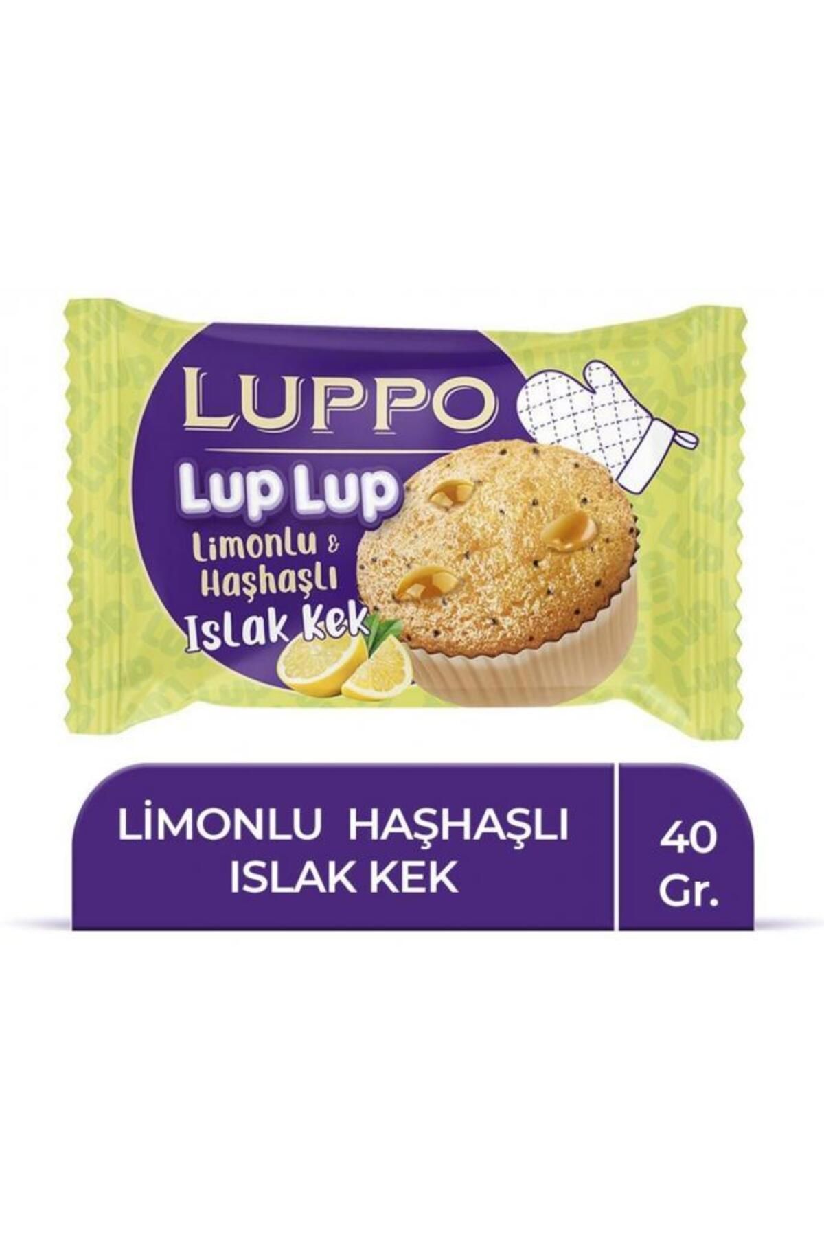 Şölen Luppo Limonlu Haşhaşlı Islak Kek 40 Gr. (6'LI)