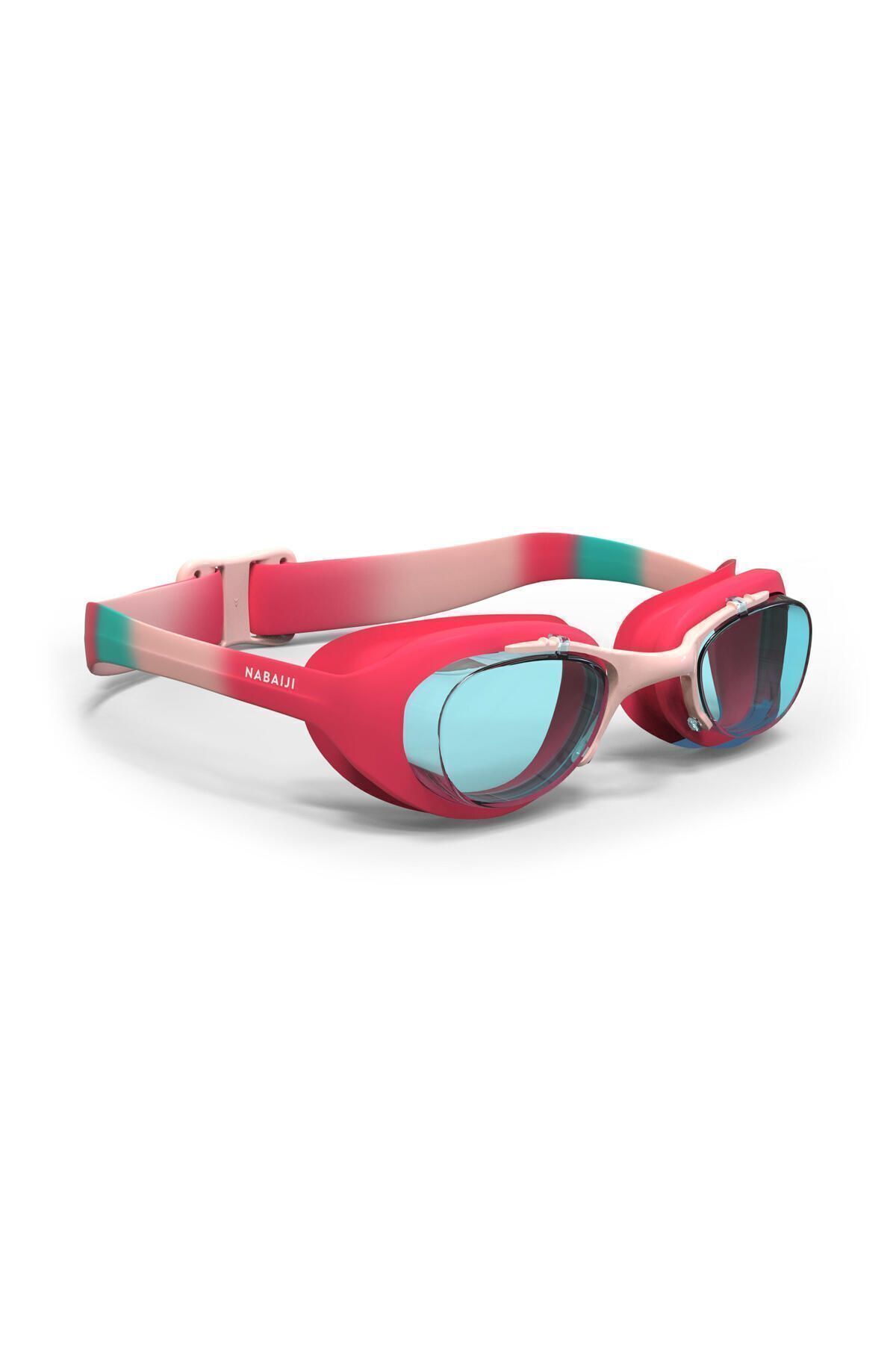 Decathlon Çocuk Yüzücü Gözlüğü - Pembe/mavi - Şeffaf Camlar - Xbase
