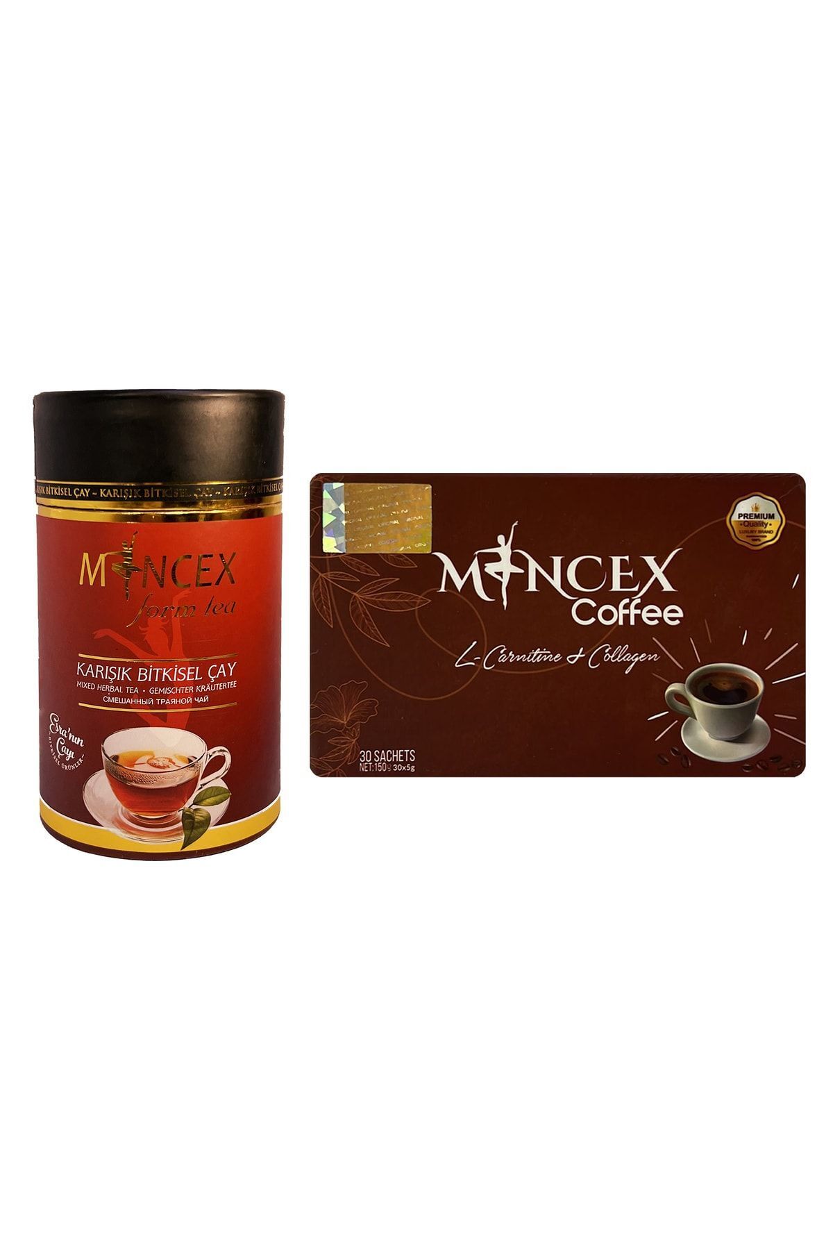 Mincex Form Çayı + Kahve (300gr Toz Çay + 30 Kahve Şasesi)