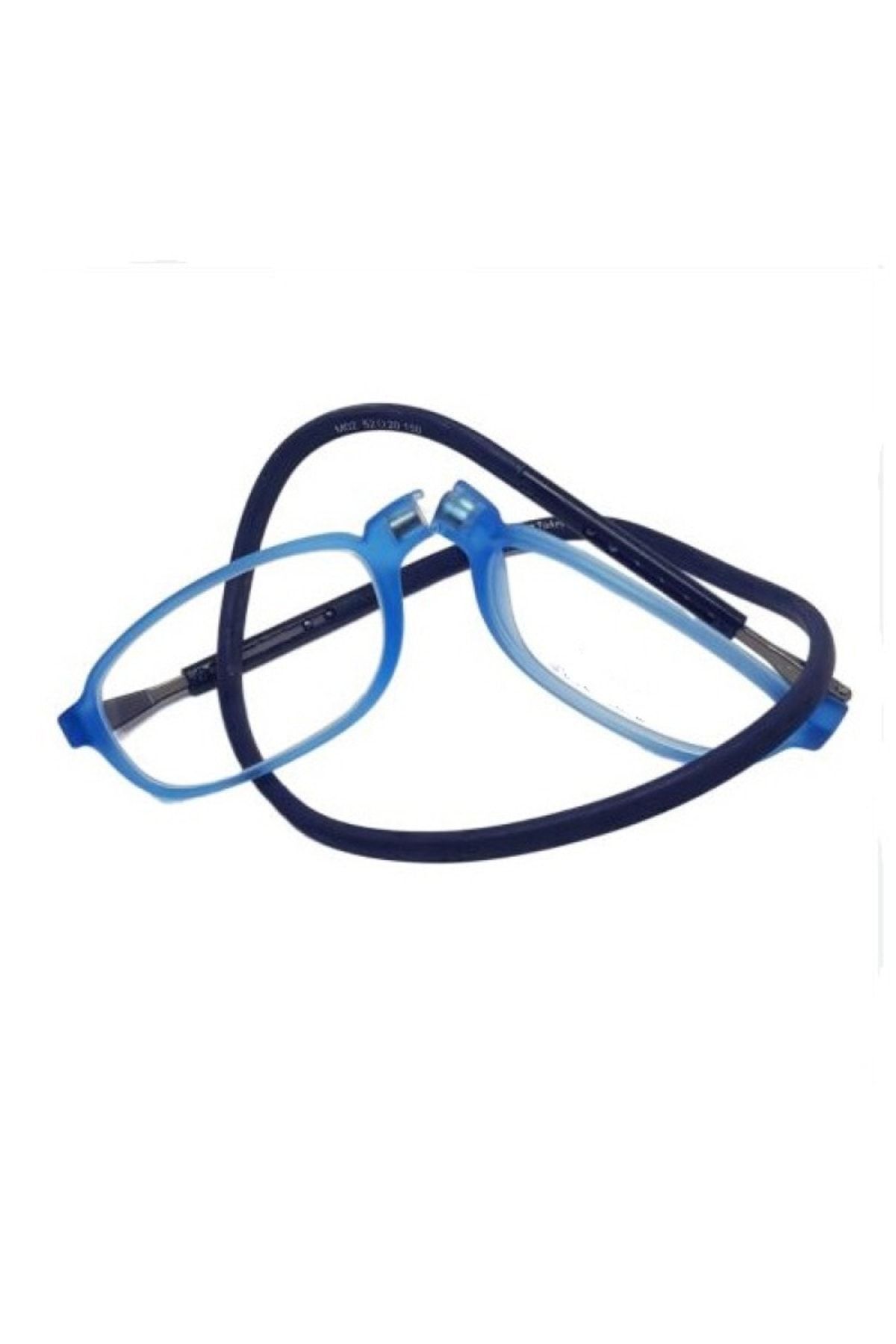Keops Mıknatıslı Gözlük Şeffaf Mavi