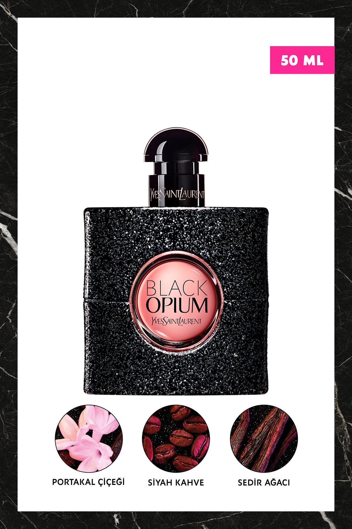 Yves Saint Laurent Black Opium Edp 50 ml Kadın Parfüm 3365440787919