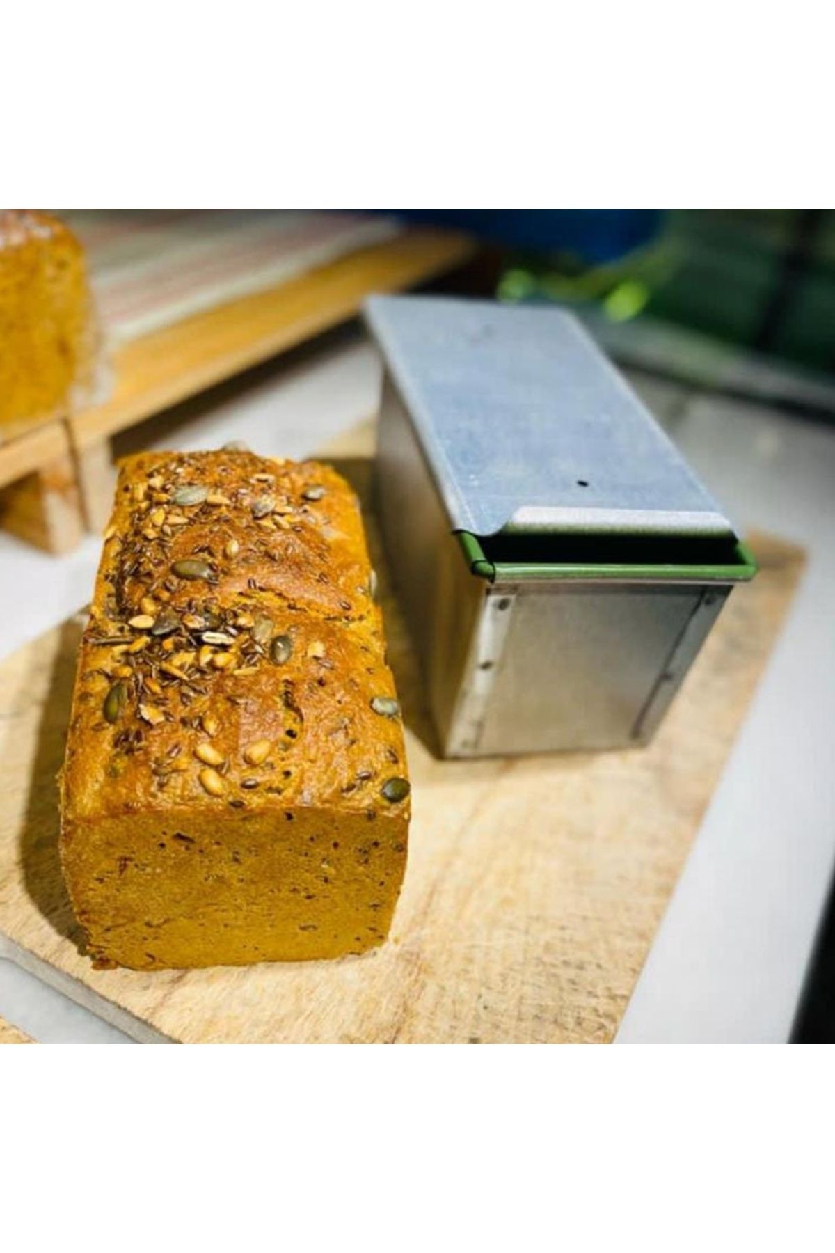 Siyez Evi Baton Tost & Kapaklı Ekmek Pişirme Kalıbı