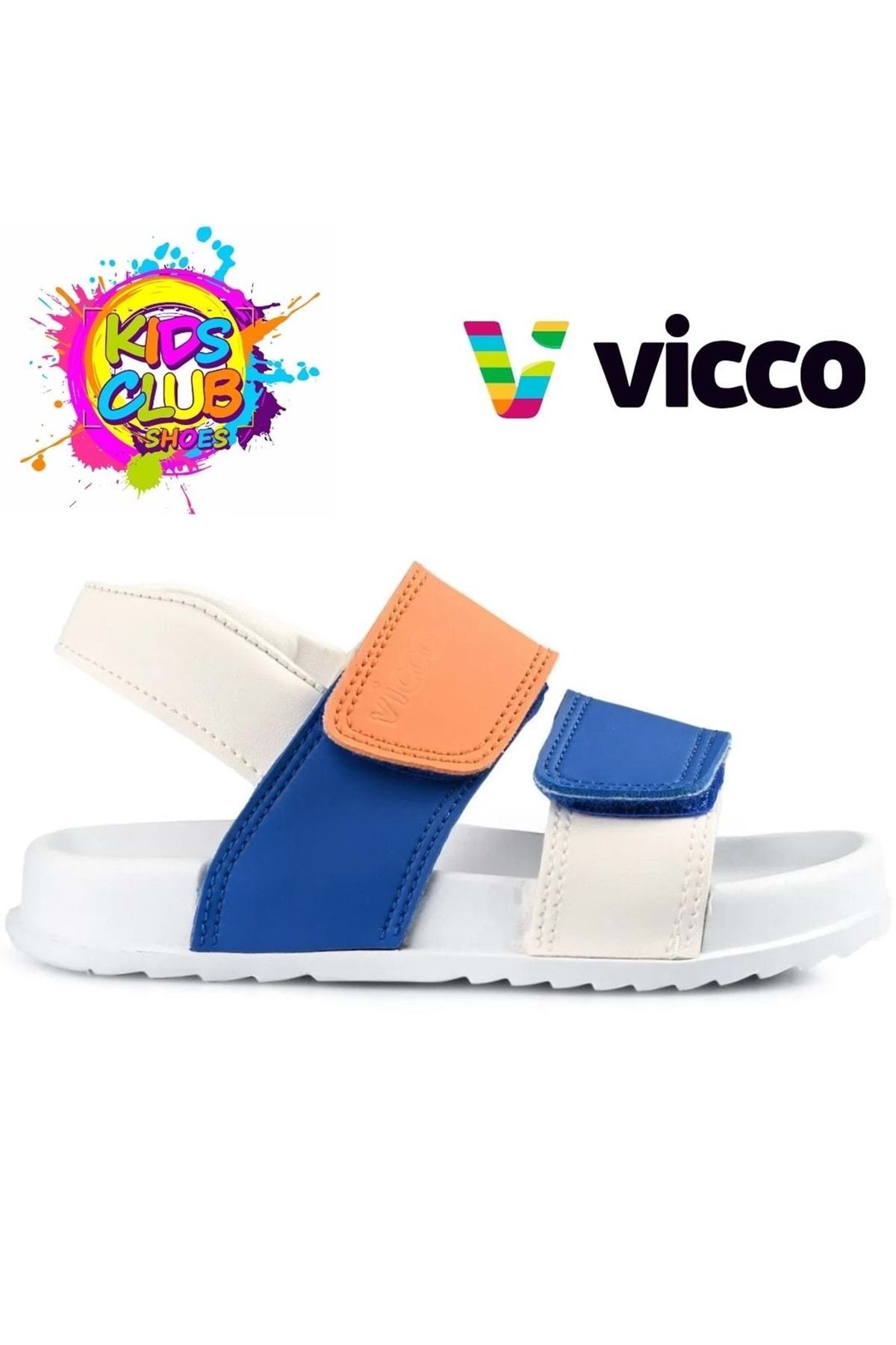 Kids Club Shoes Vicco Krixi Ortopedik Çocuk Sandalet BEYAZ