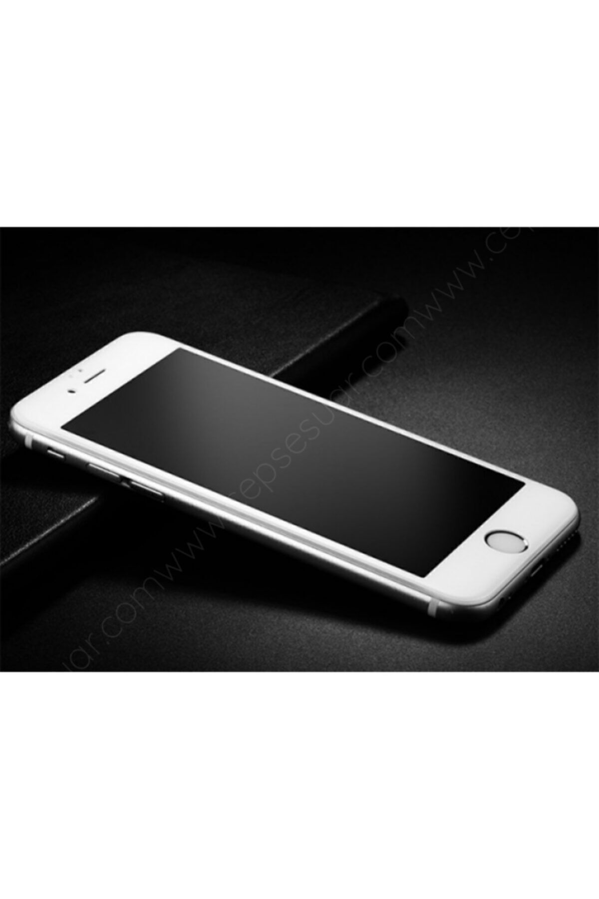 Genel Markalar For Apple Iphone 6/6s Beyaz Tam Kaplayan 5d Mat Nano Kırılmaz Cam
