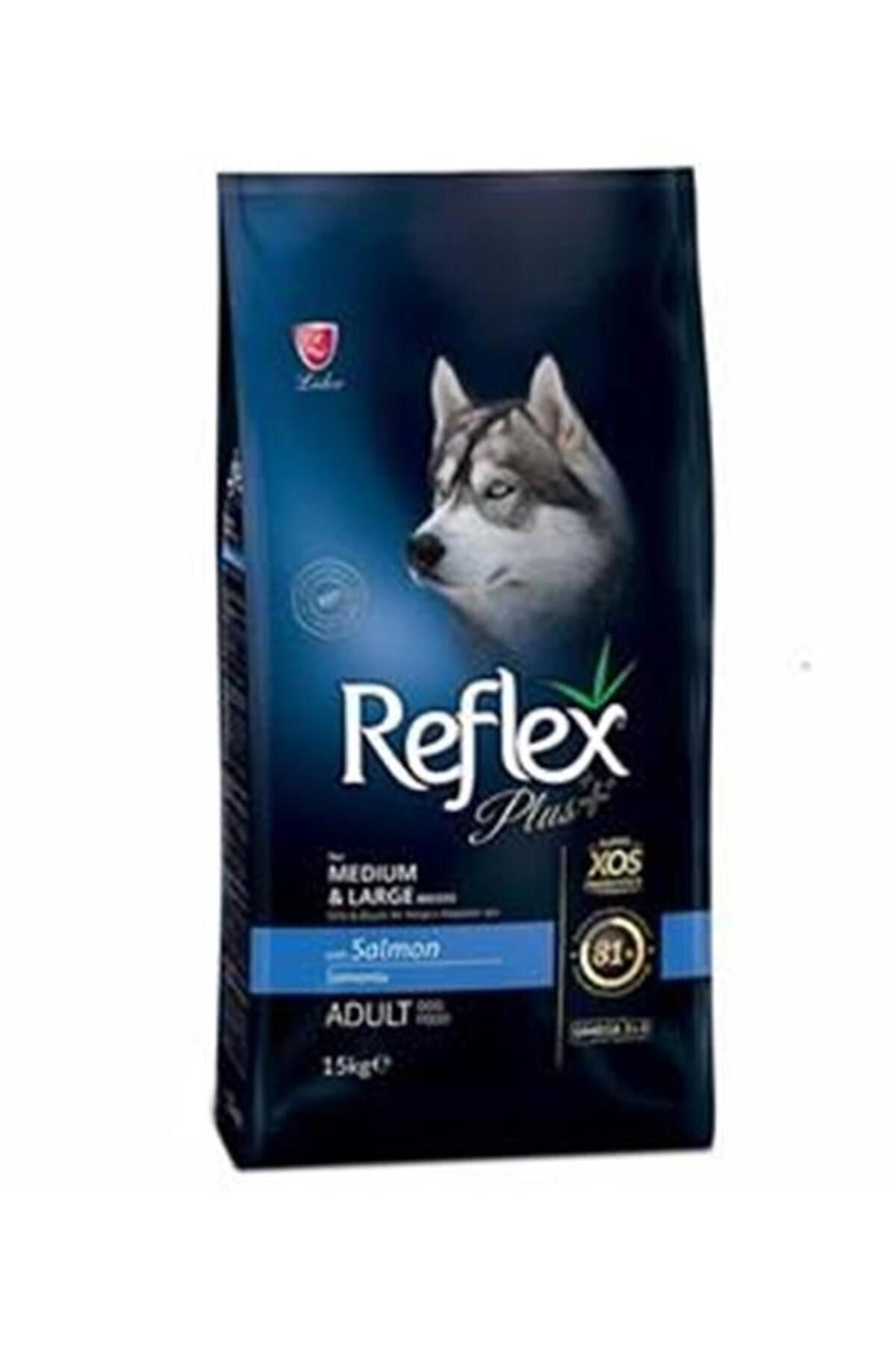 Reflex Plus Orta Ve Büyük Irk Somonlu Yetişkin Köpek Maması 15 Kg