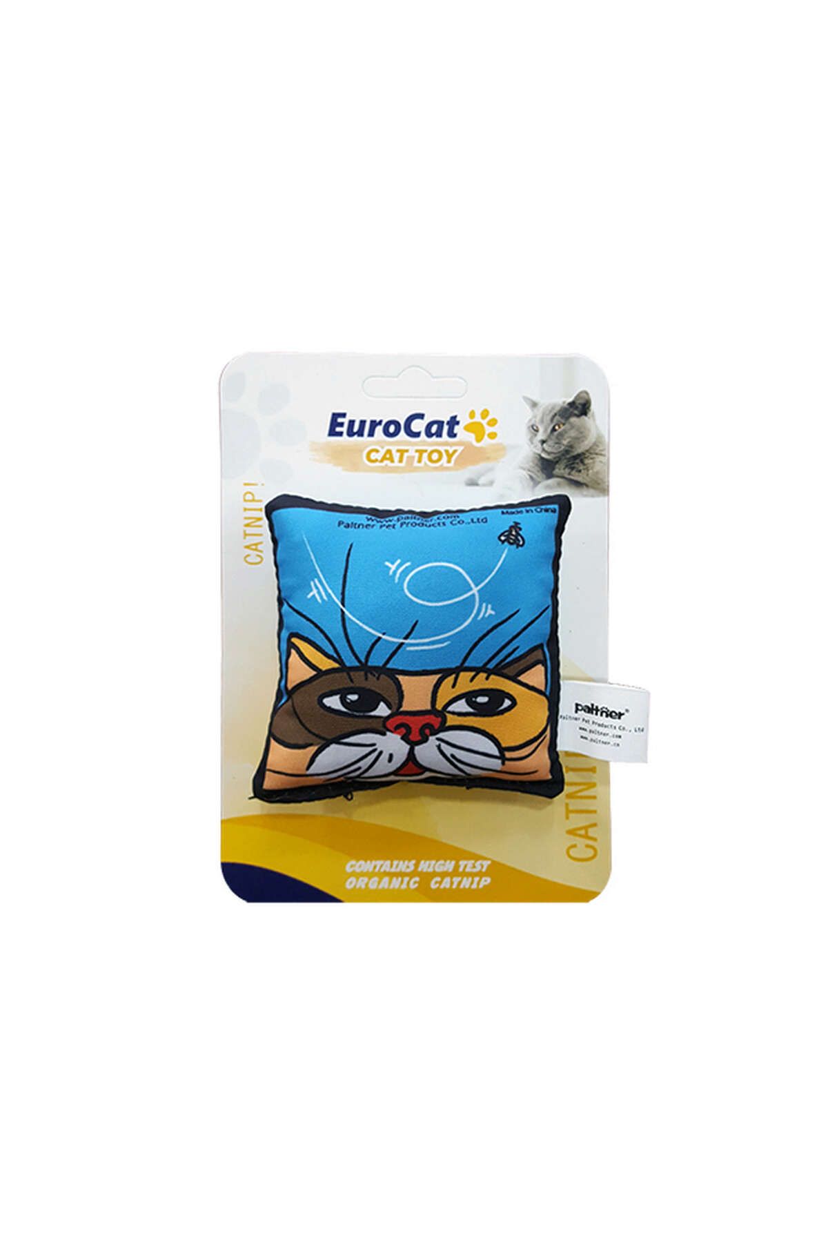 Eurocat Kedi Oyuncağı Mavi Yastık 8 Cm 316105