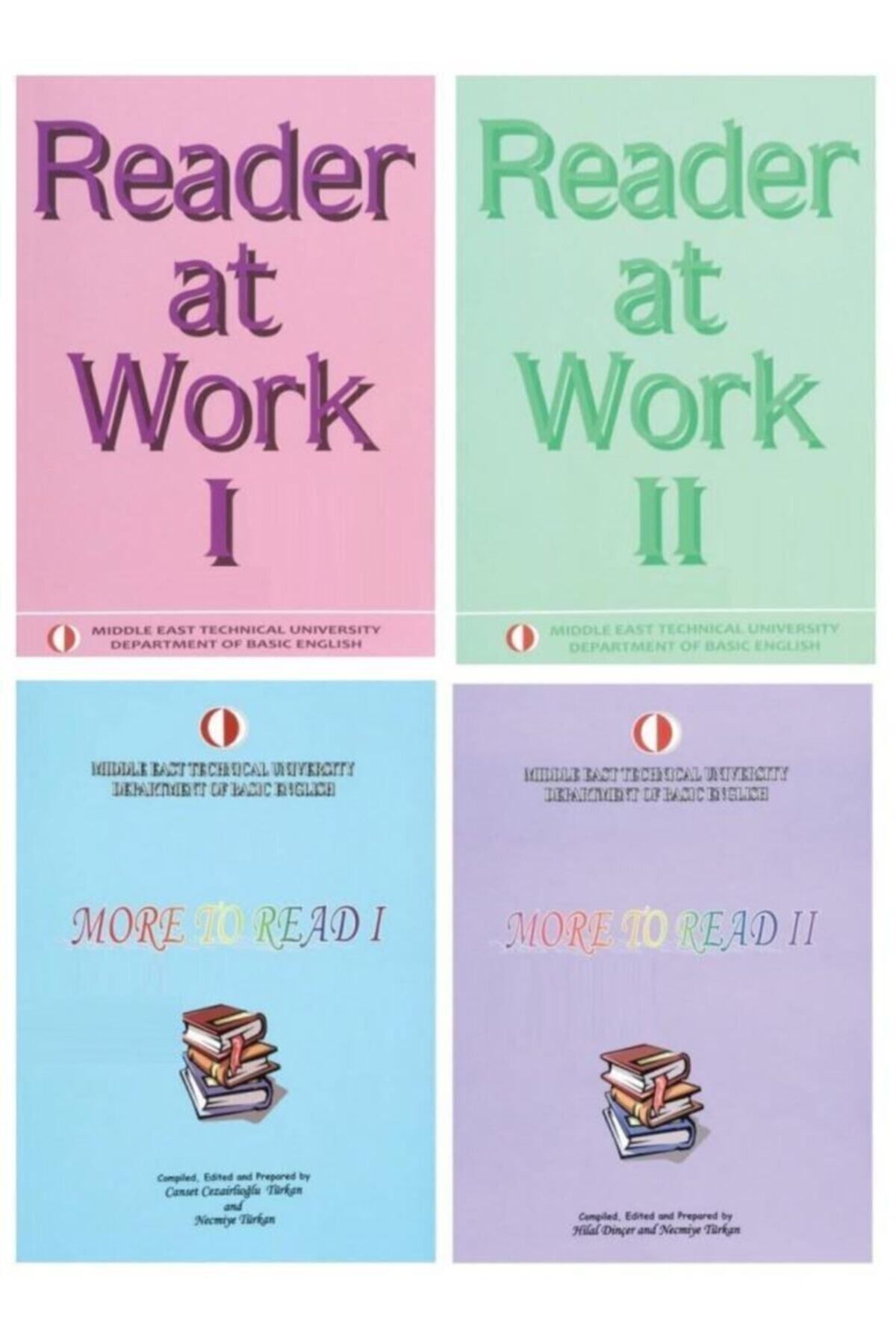 ODTÜ YAYINLARI Odtü Yayıncılık Reader At Work 1-2 + More To Read 1-2 Set 4 Kitap