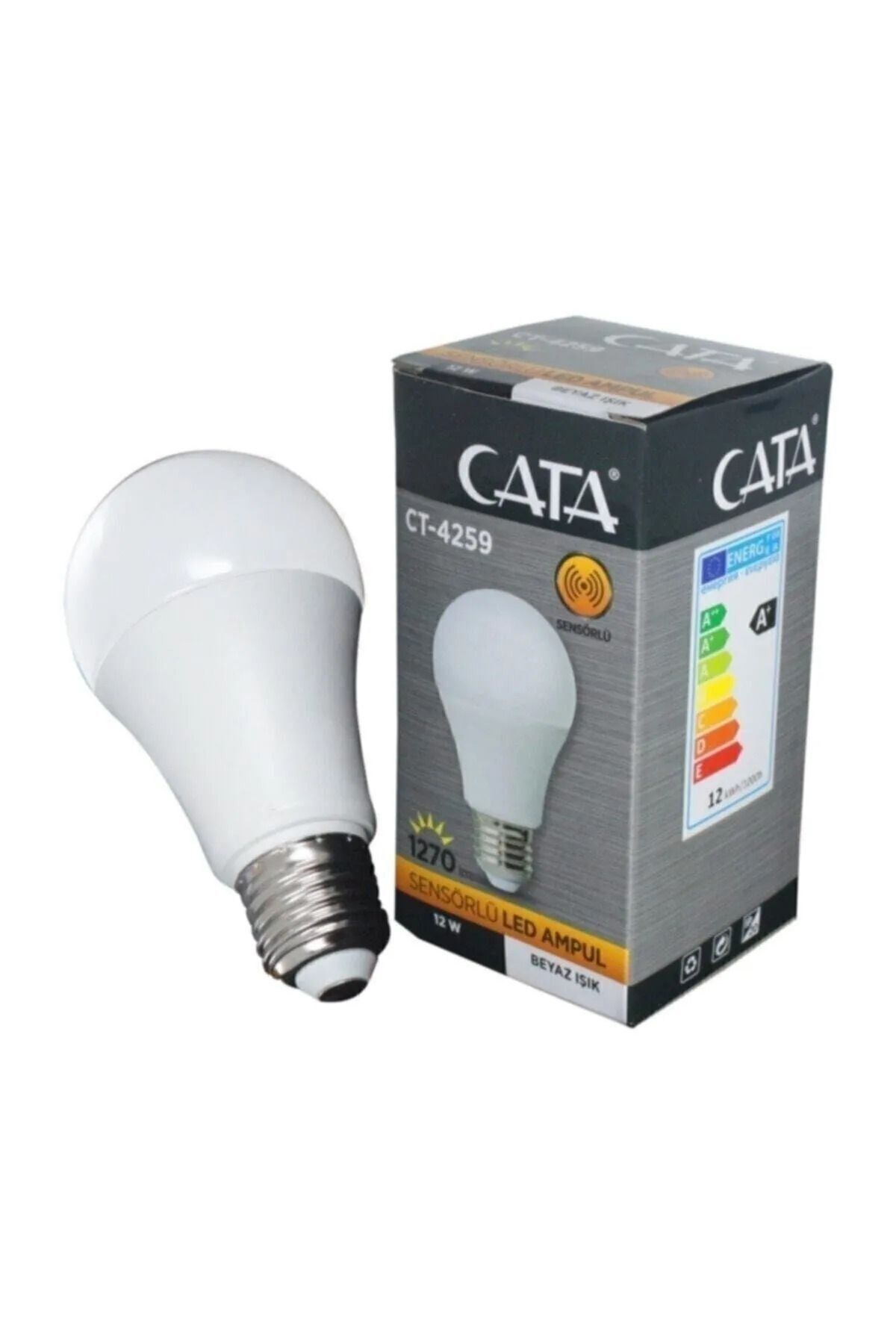 Cata 12 W Led Sensörlü Ampül Ct-4259